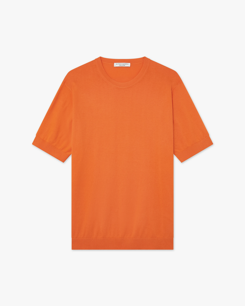 Men's Giza Tee - Orange Cotone