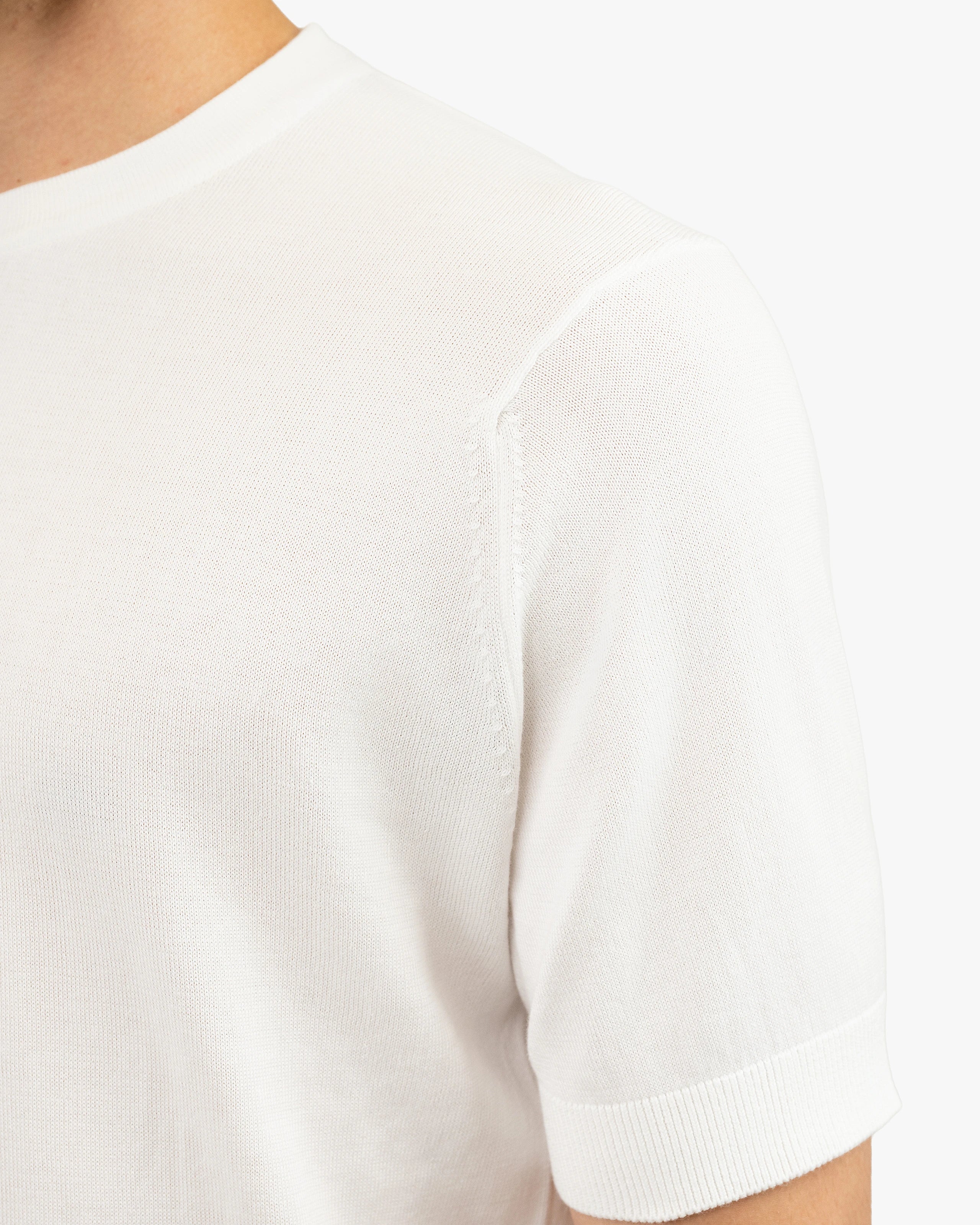 Men's Giza Tee - White Cotone