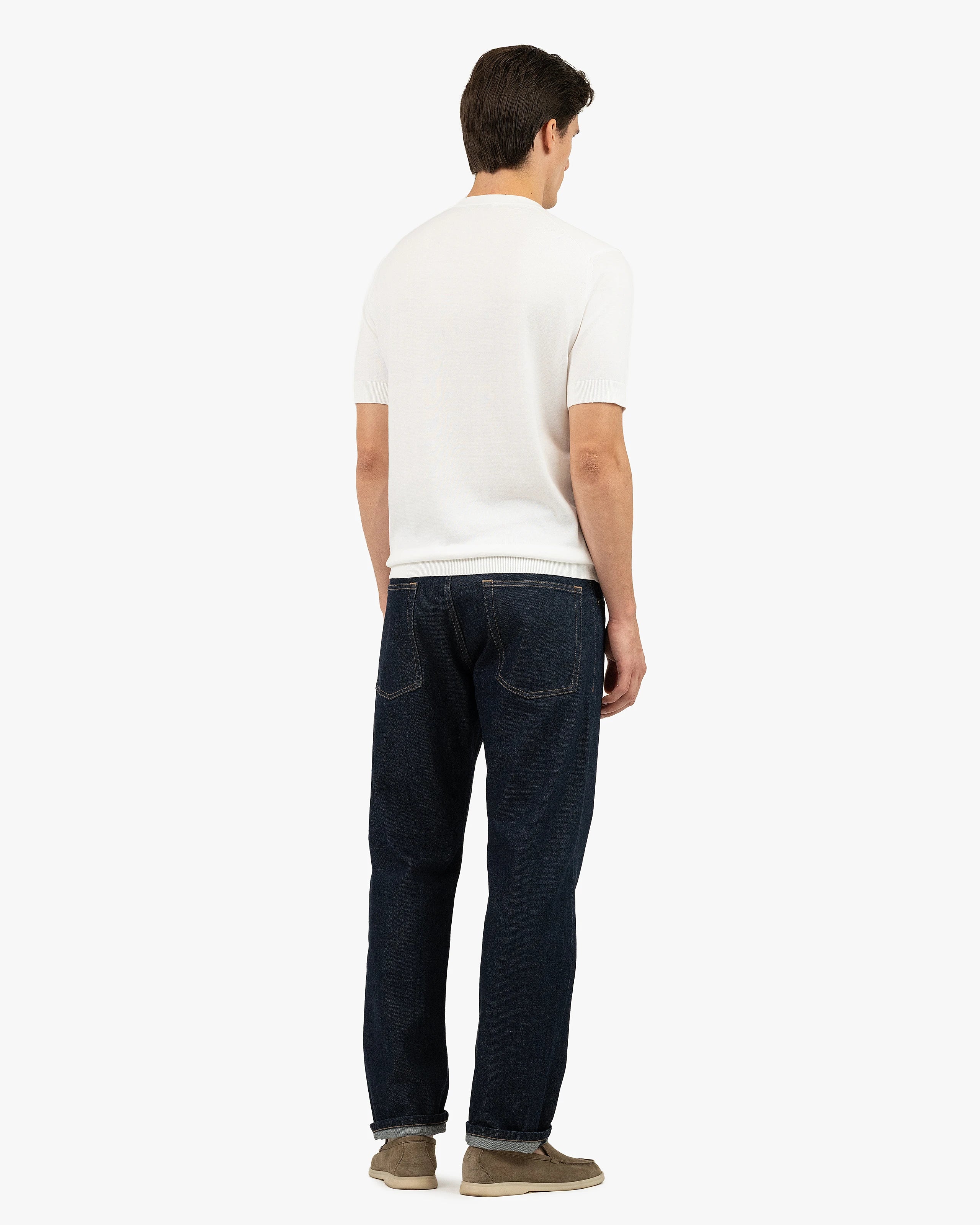 Men's Giza Tee - White Cotone