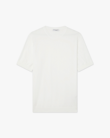 Men's Giza Tee - White Cotone