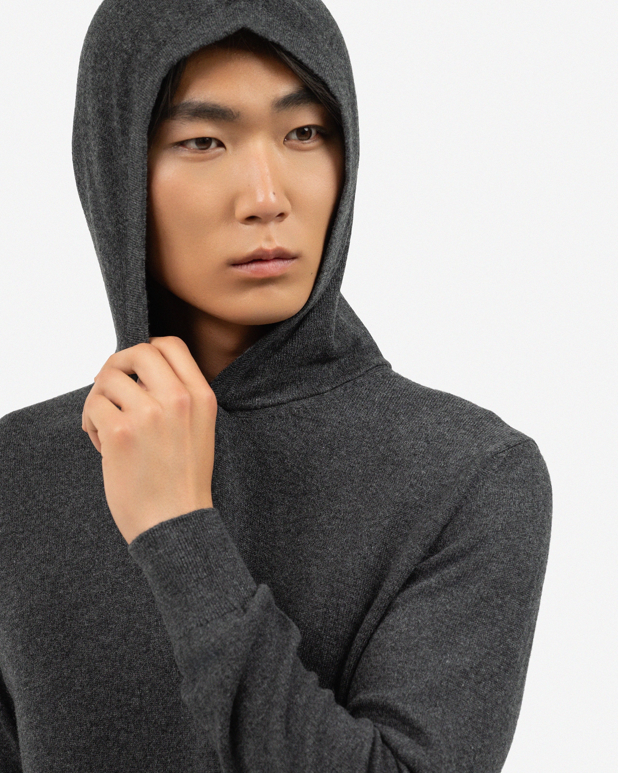 Men's Gramercy Hoodie - Charcoal Cashmere