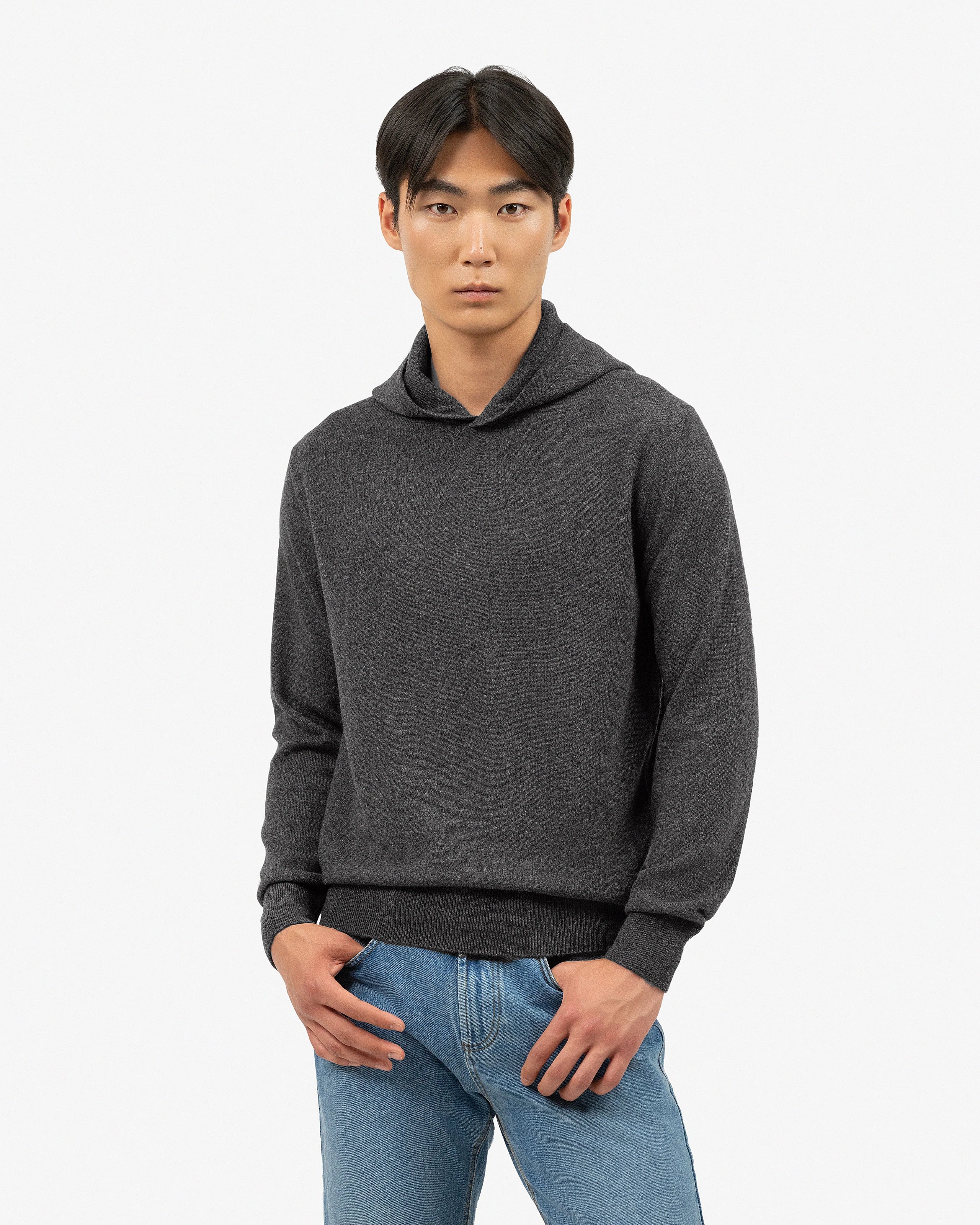 Men's Gramercy Hoodie - Charcoal Cashmere