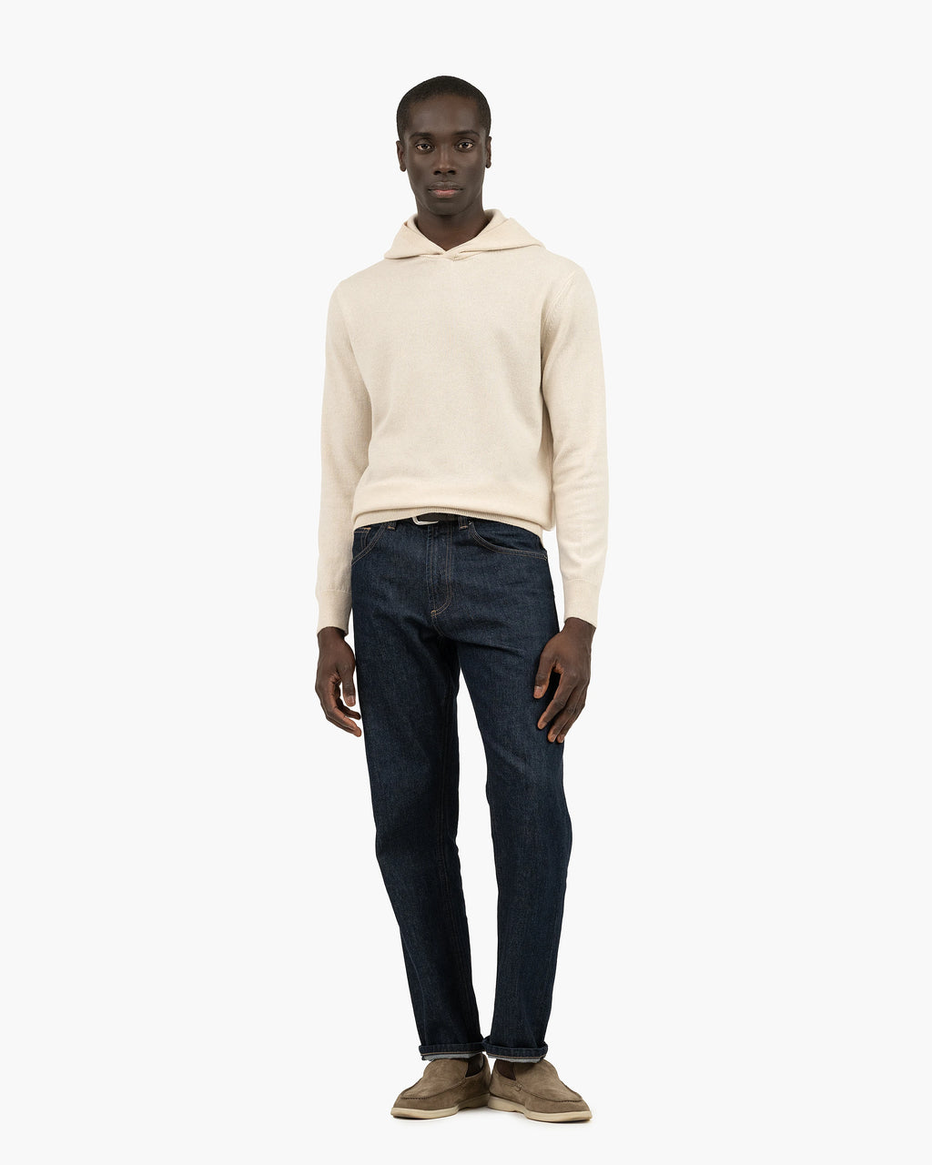 Men's Gramercy Hoodie - Light Beige Cashmere
