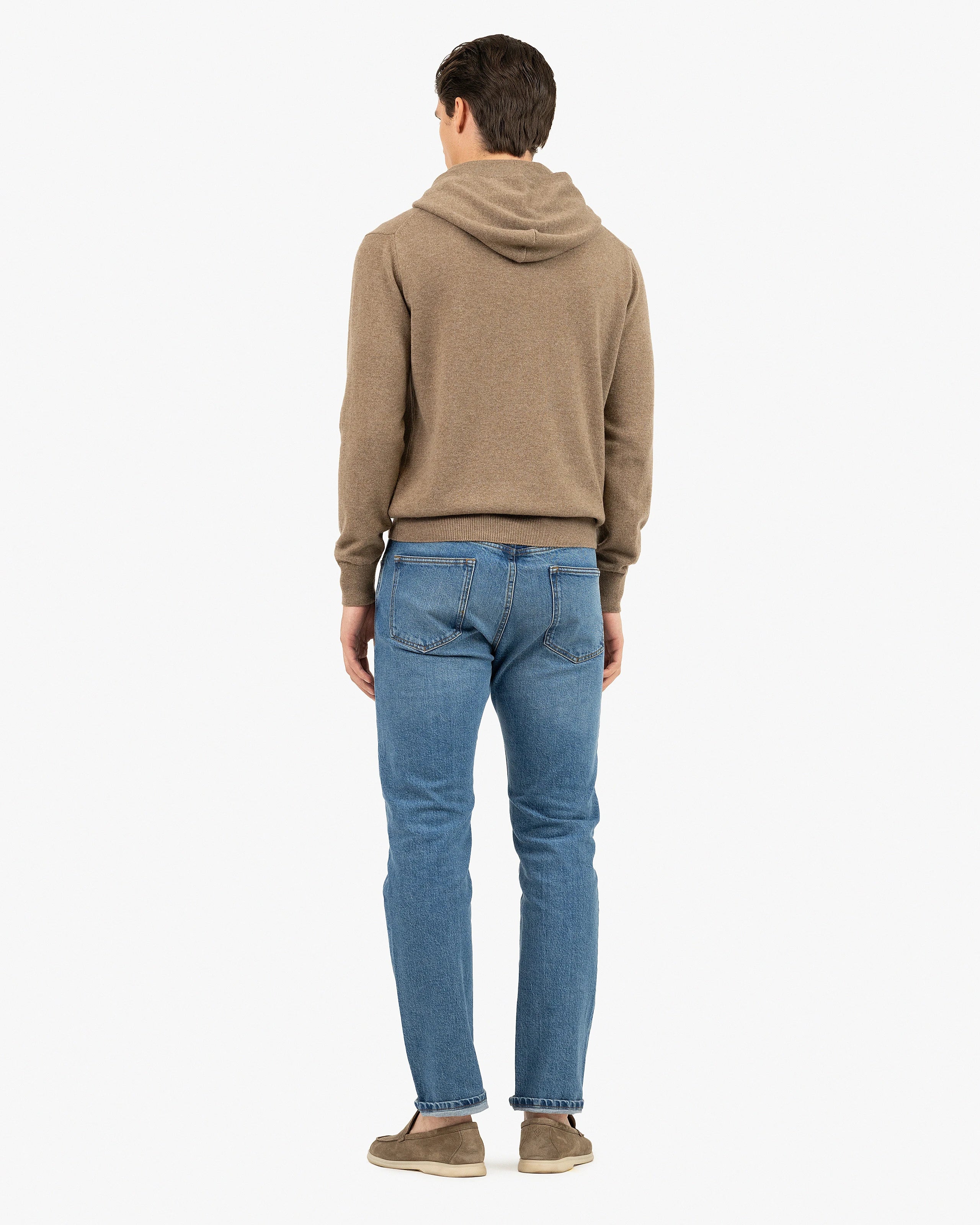 Men's Gramercy Hoodie - Light Brown Cashmere