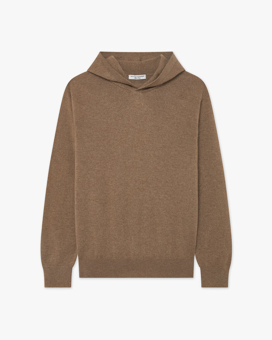 Men's Gramercy Hoodie - Light Brown Cashmere