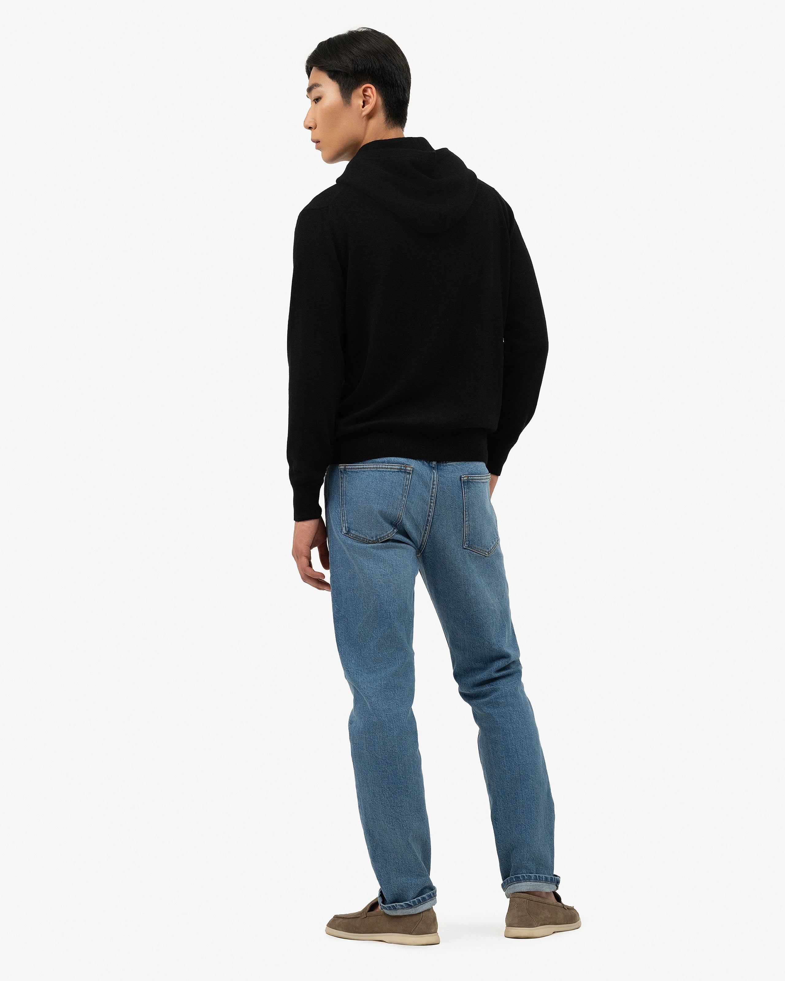 Men's Gramercy Hoodie - Black Cashmere