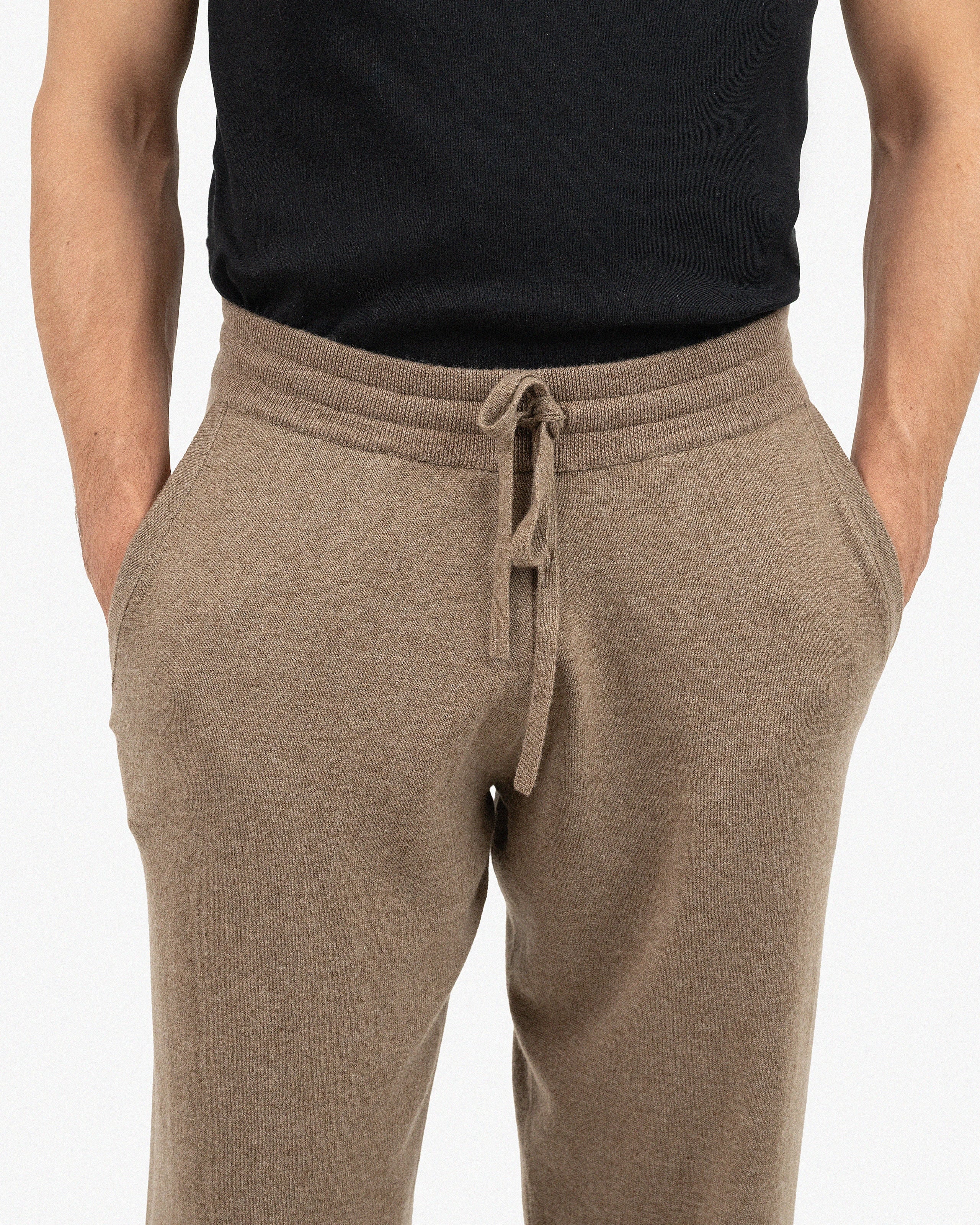 Men's Gramercy Joggers - Light Brown Cashmere