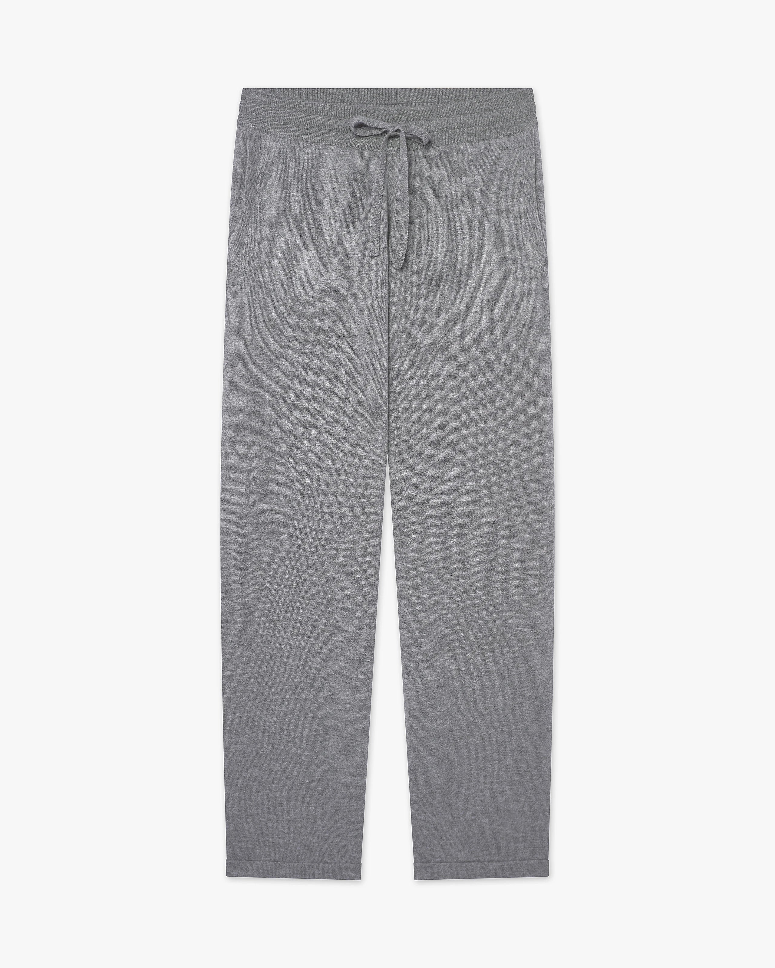 【週末価格】サイズ1/グレー/CASHMERE TROUSERS Men's Gramercy Cashmere Sweatpants - Medium Grey | MaisonCashmere