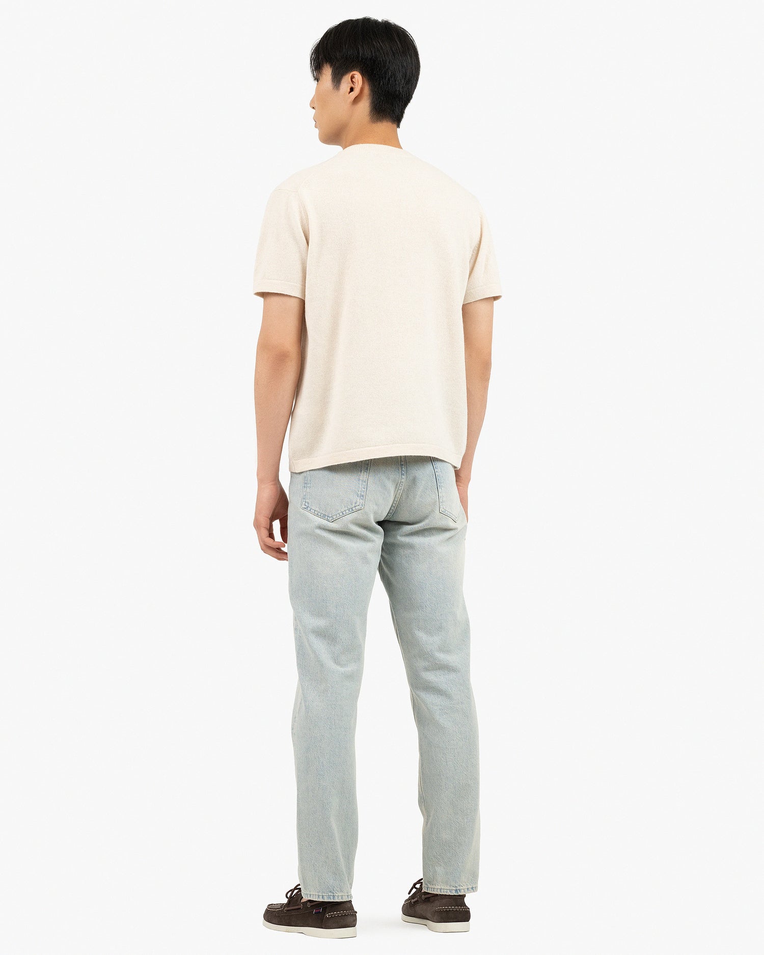 Men's Gramercy Tee - Light Beige Cashmere