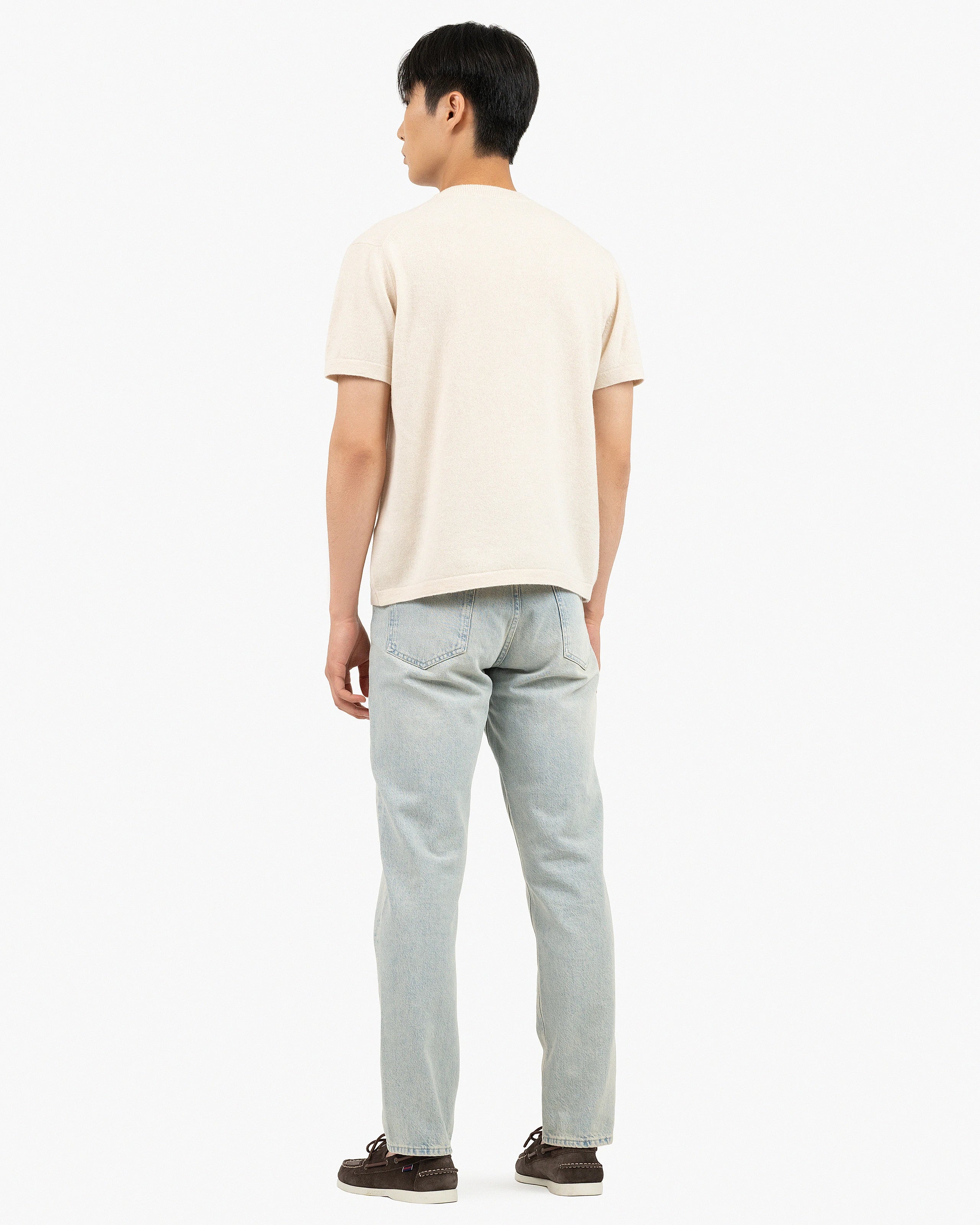Men's Gramercy Tee - Light Beige Cashmere