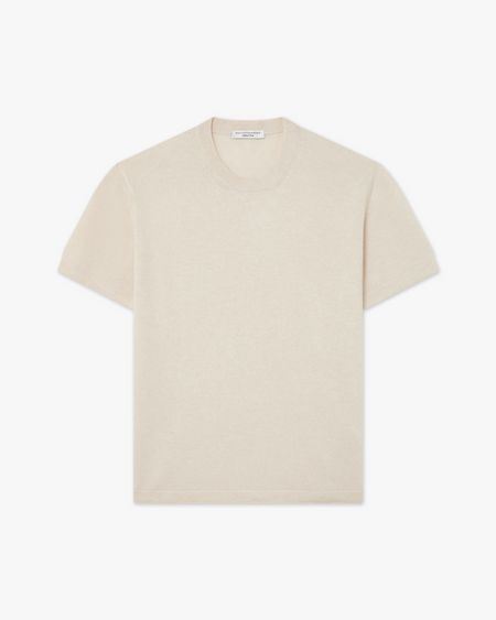 Men's Gramercy Tee - Light Beige Cashmere