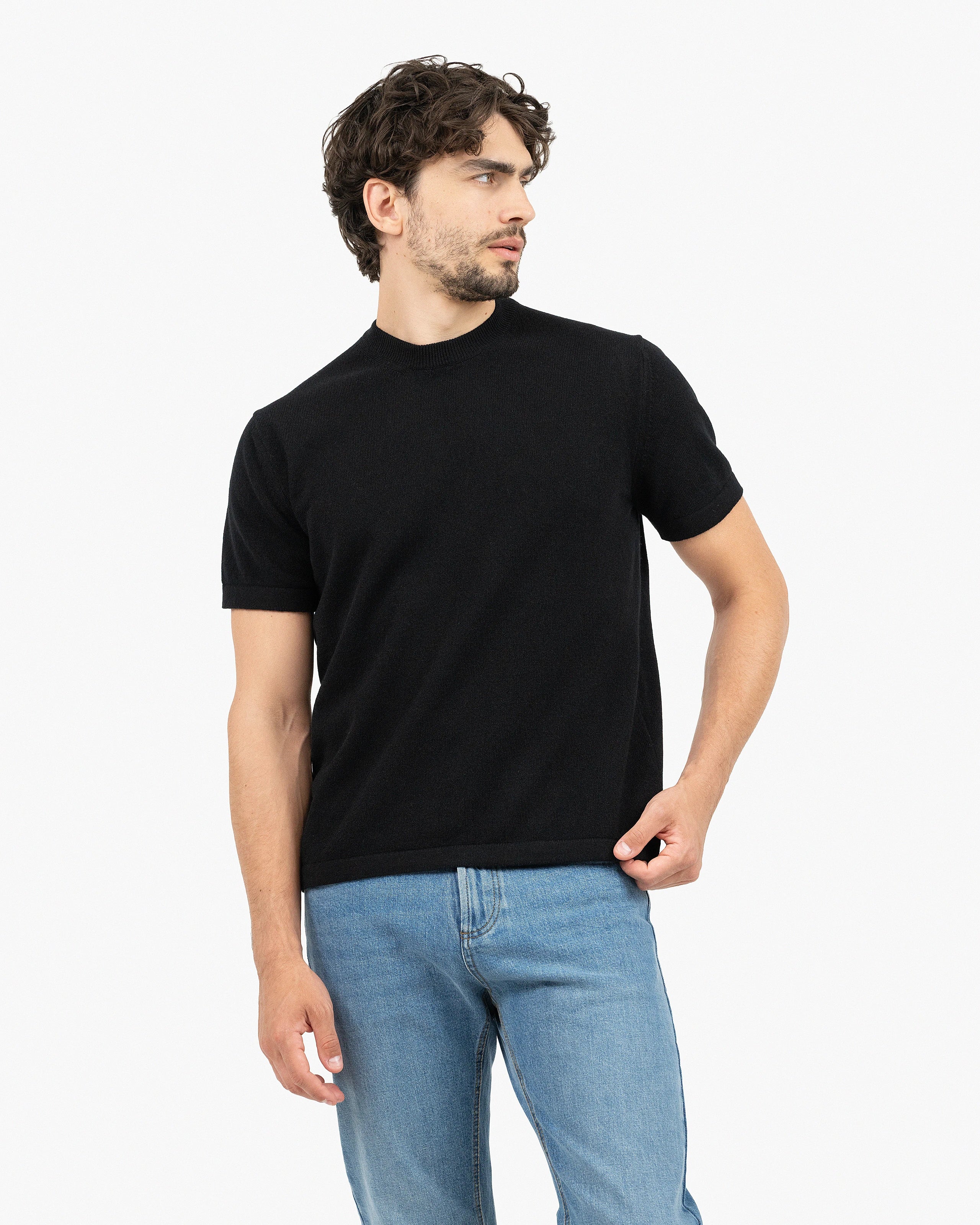 Men's Gramercy Tee - Black Cashmere