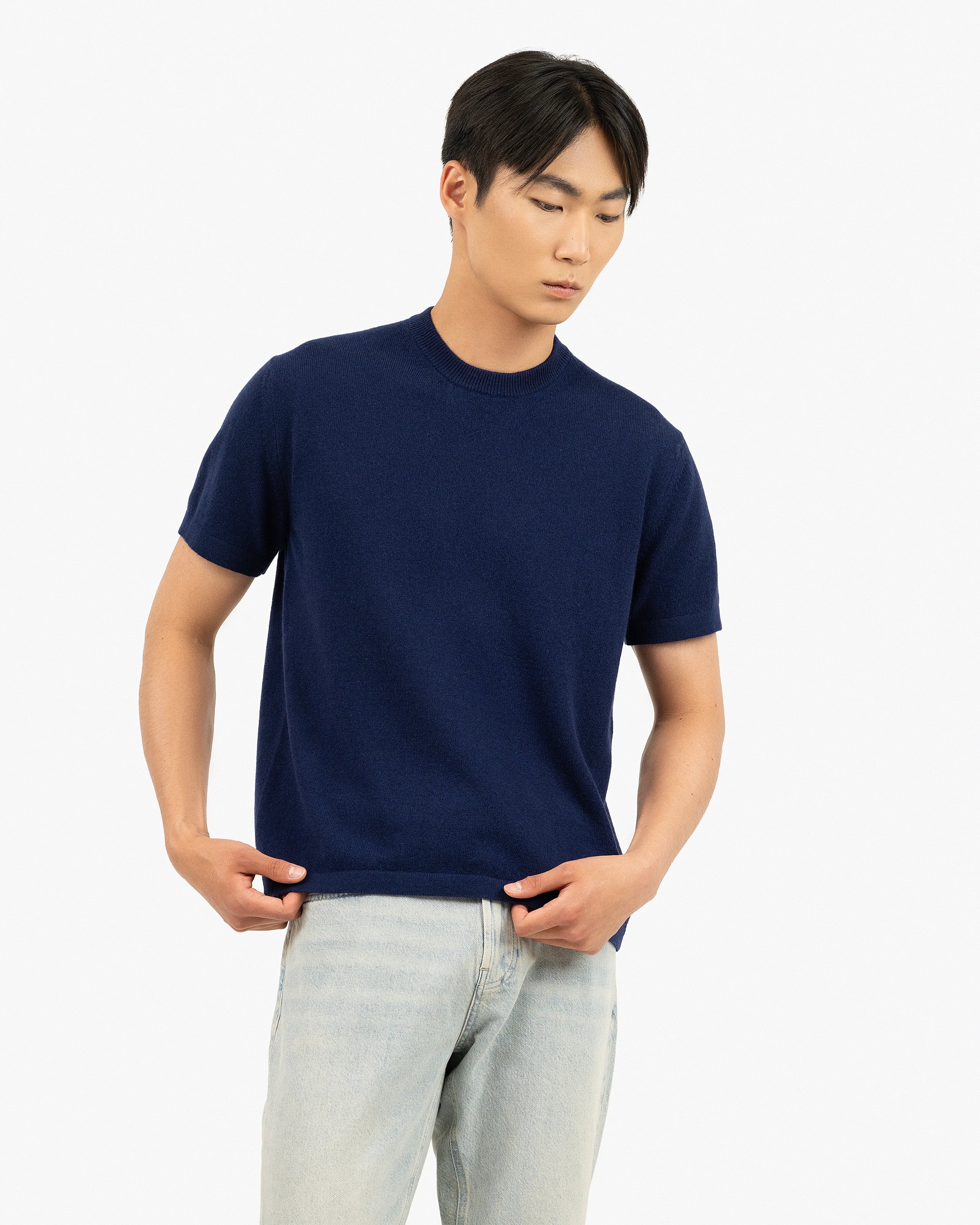 Men's Gramercy Tee - Blue Cashmere