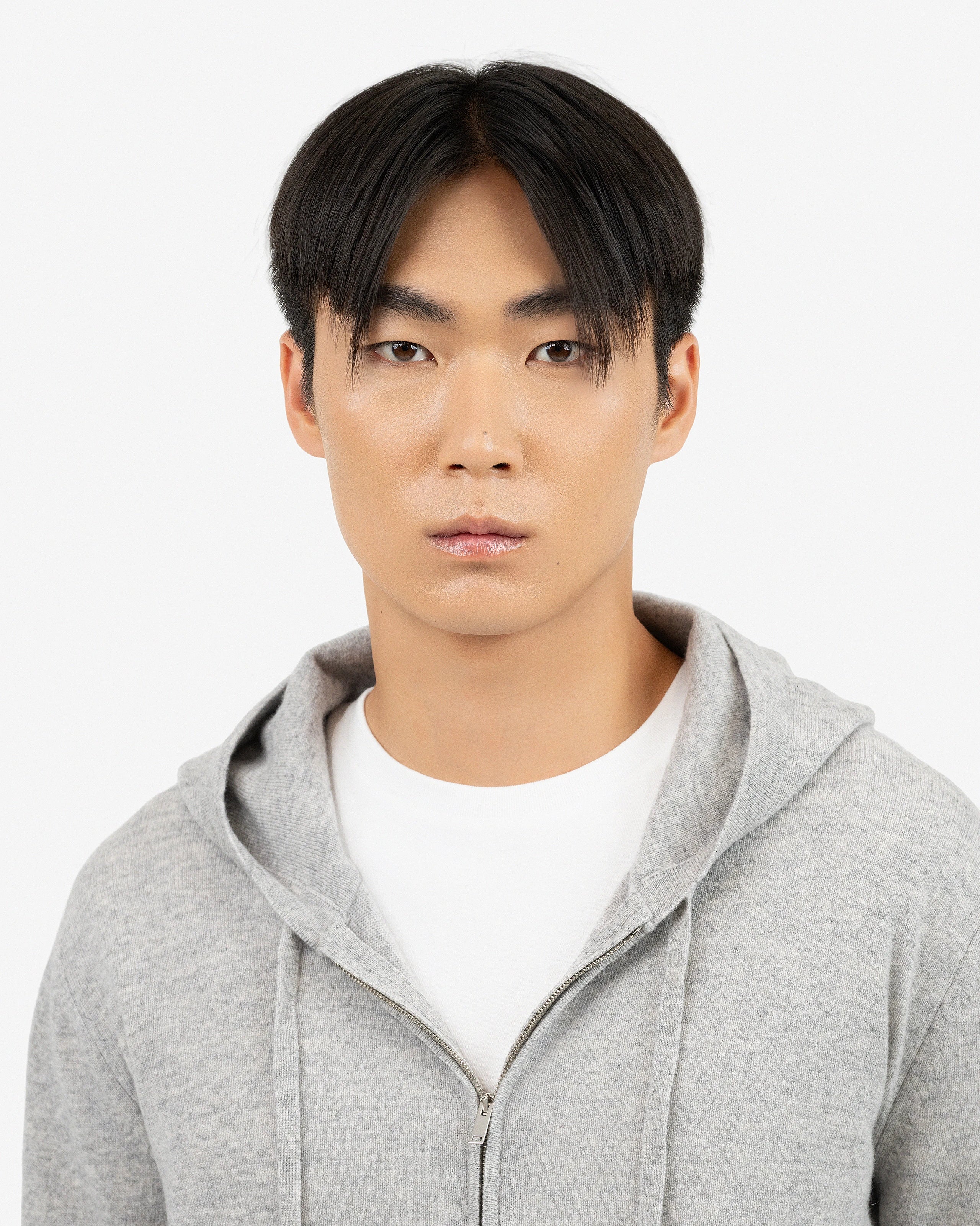 Men's Gramercy Zip Hoodie - Light Grey Cashmere