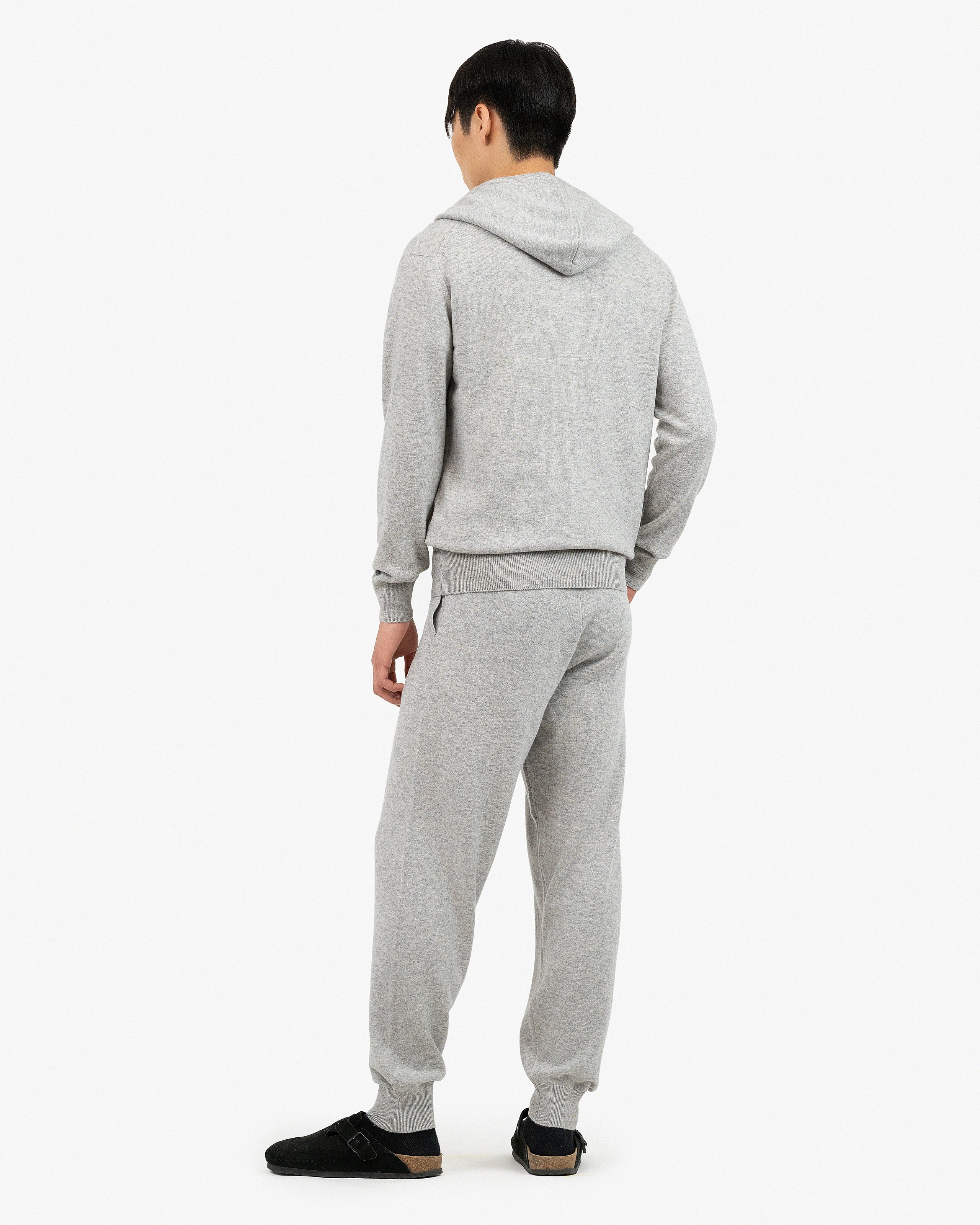 Men's Gramercy Zip Hoodie - Light Grey Cashmere