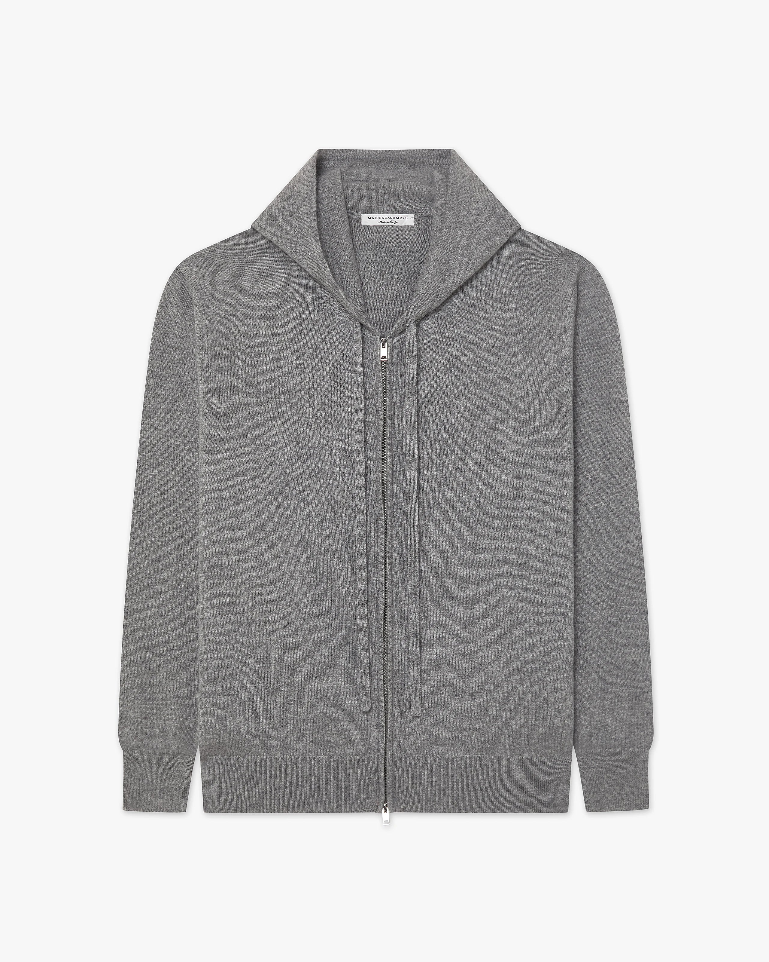 Men's Gramercy Zip Hoodie - Medium Grey Cashmere