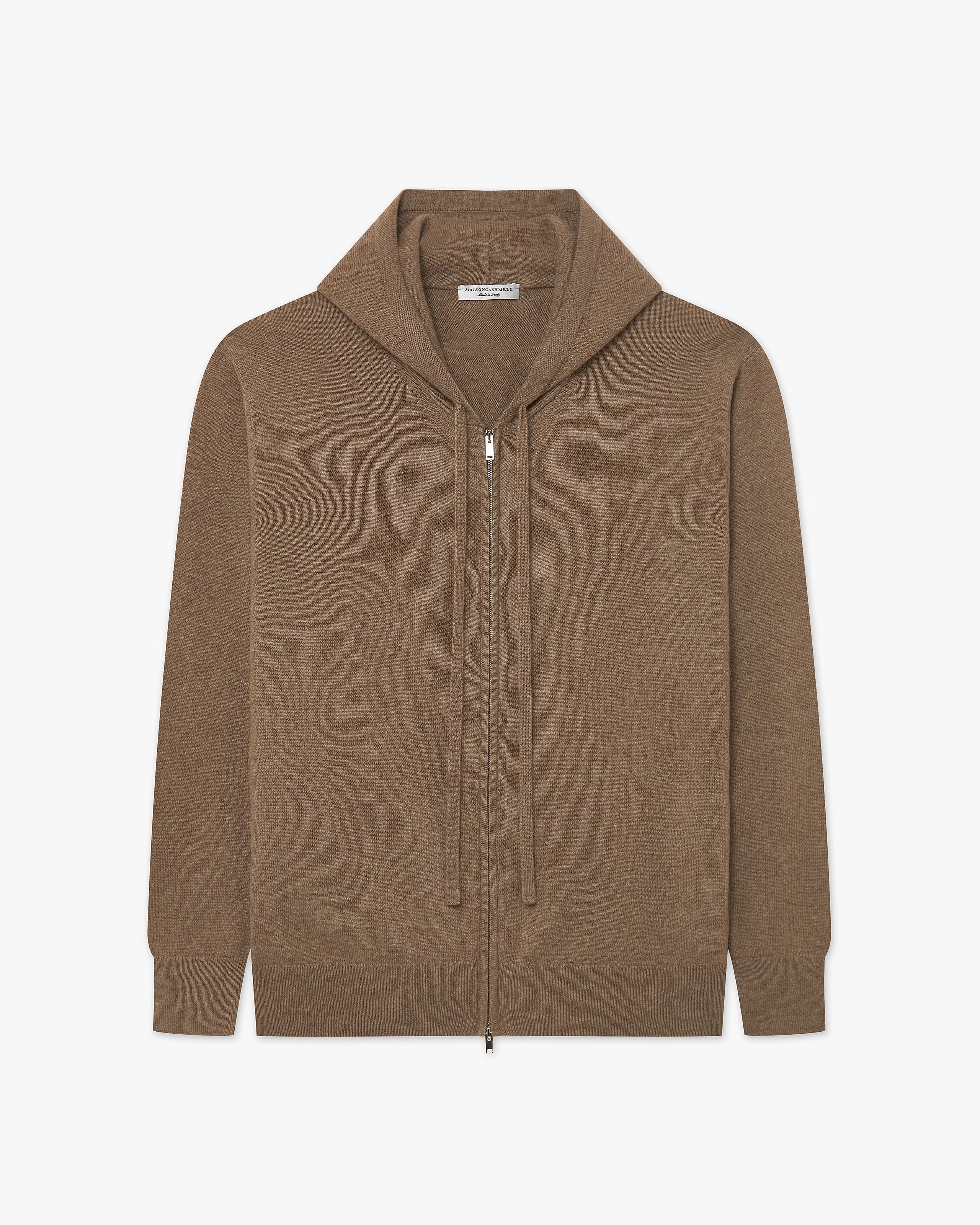 Men's Gramercy Zip Hoodie - Light Brown Cashmere