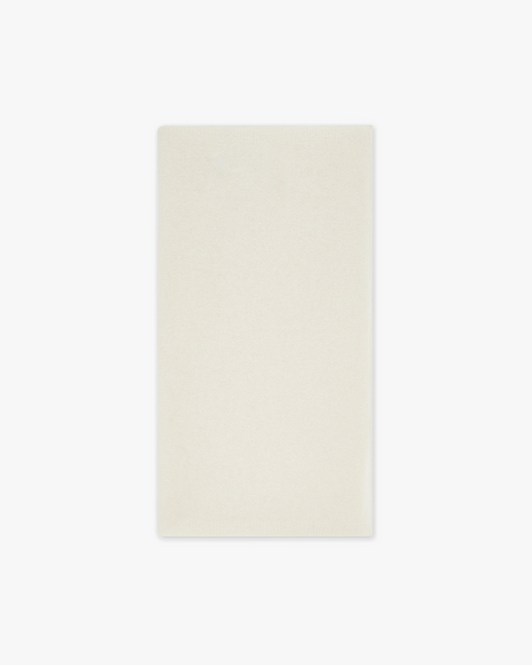 Men's Essential Maxi Scarf - White Cashmere