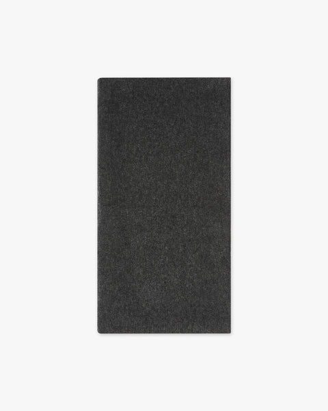 Men's Essential Maxi Scarf - Charcoal Cashmere
