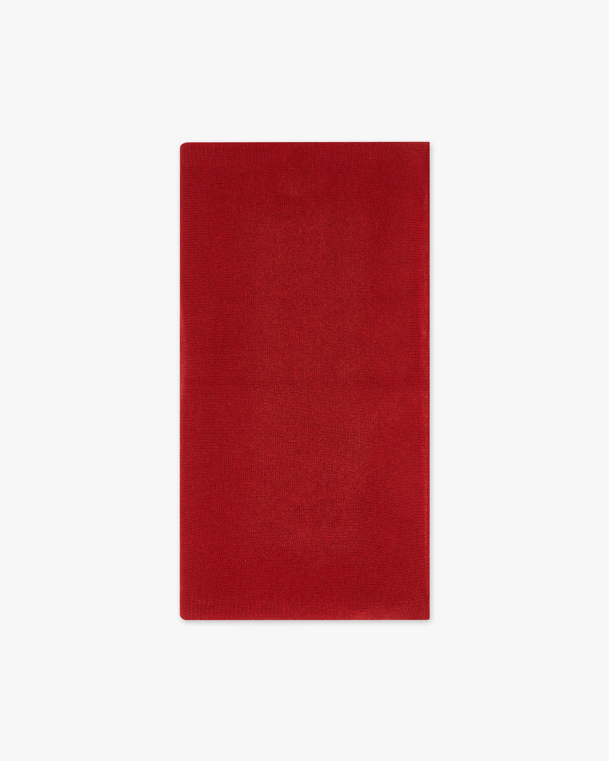Men's Essential Maxi Scarf - Red Cashmere