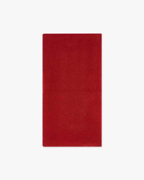 Men's Essential Maxi Scarf - Red Cashmere