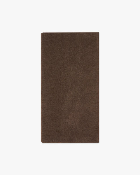 Men's Essential Maxi Scarf - Brown Cashmere
