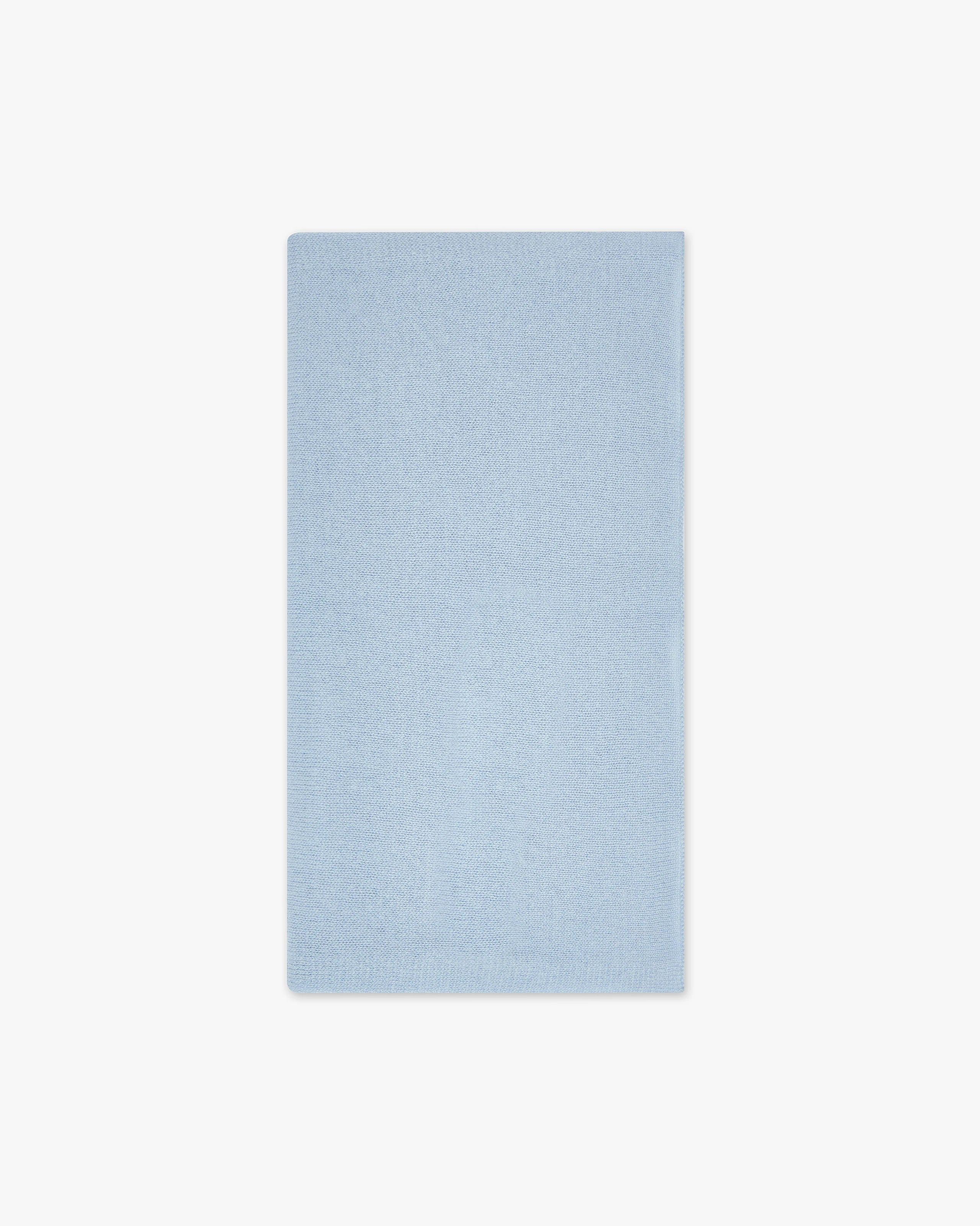 Men's Essential Maxi Scarf - Light Blue Cashmere