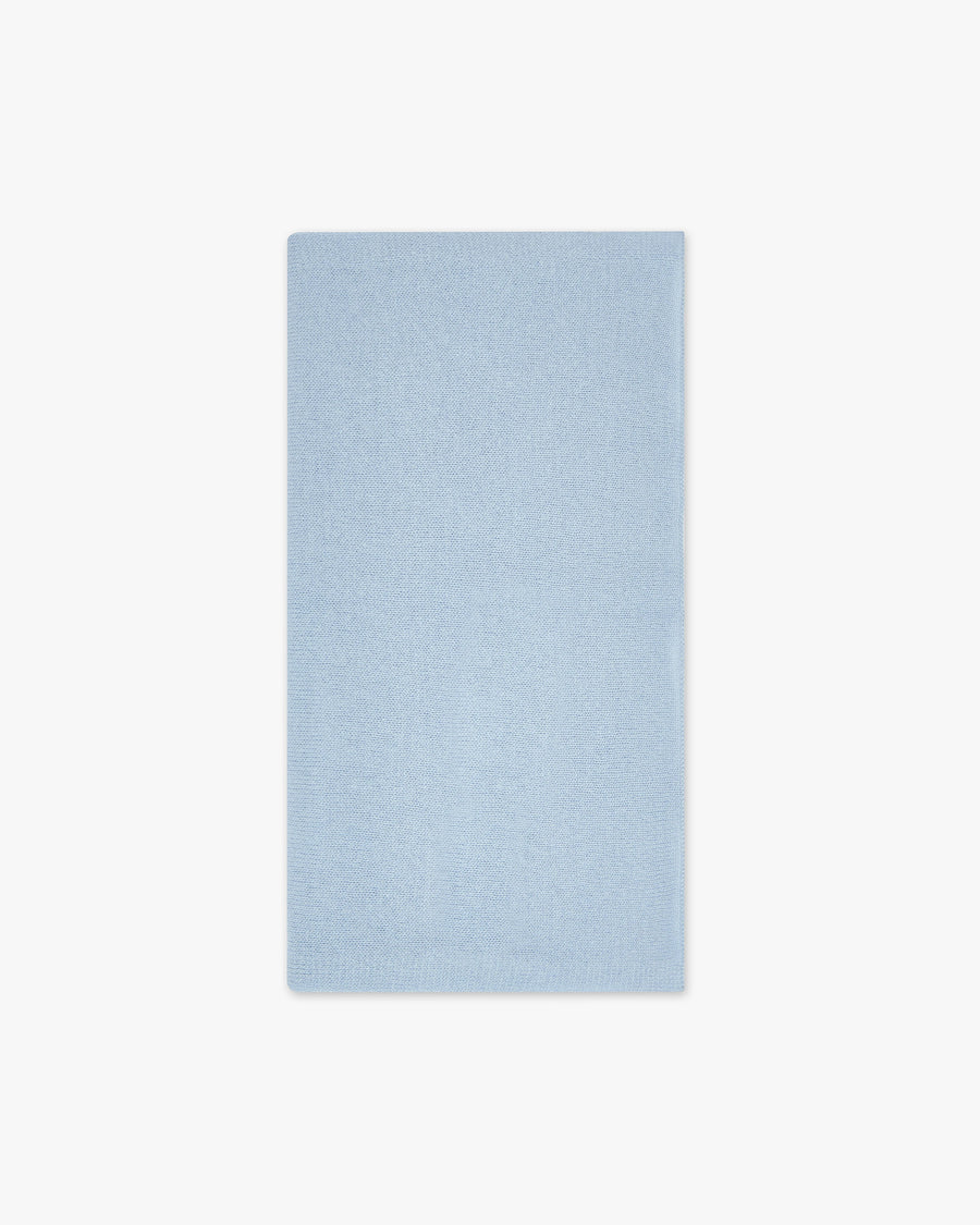 Men's Essential Maxi Scarf - Light Blue Cashmere