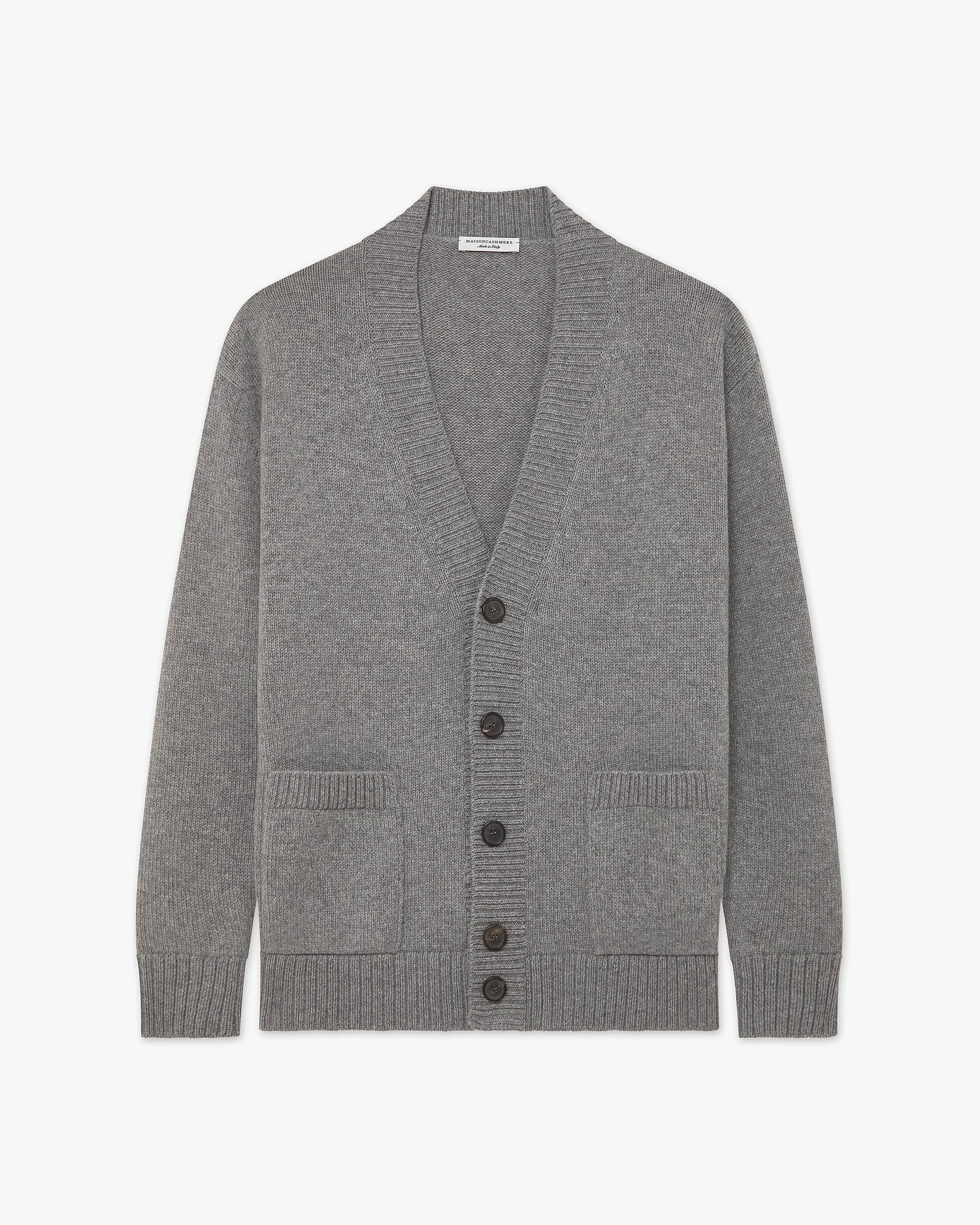 Men's Moritz Maxi Cardigan - Grey Merino