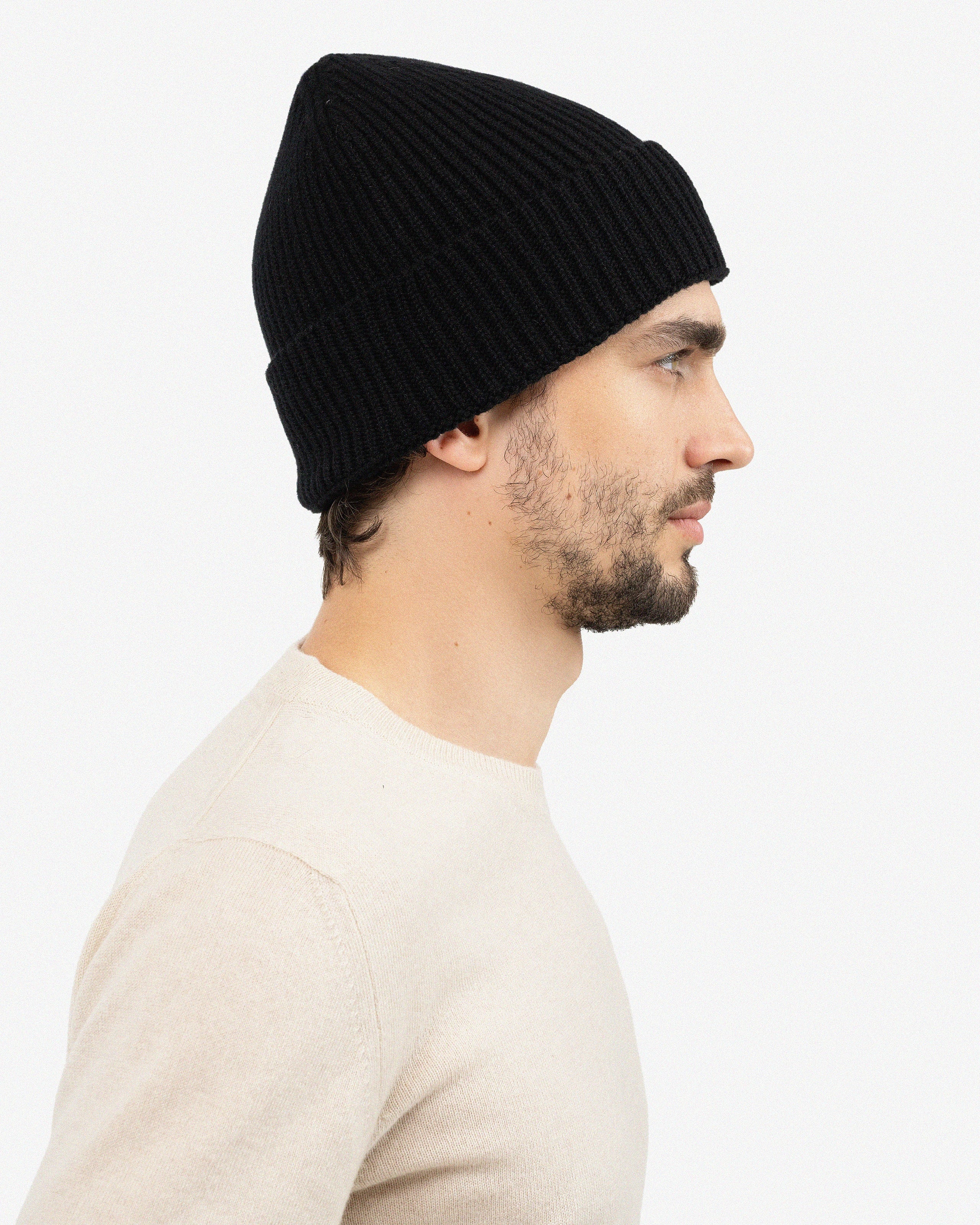 Men's Monaco Hat - Black Cashmere