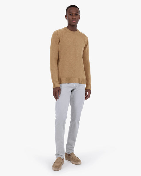 トップス LOW GAUGE MERINO CREWNECK KNIT mens-moritz-merino-crew-neck-