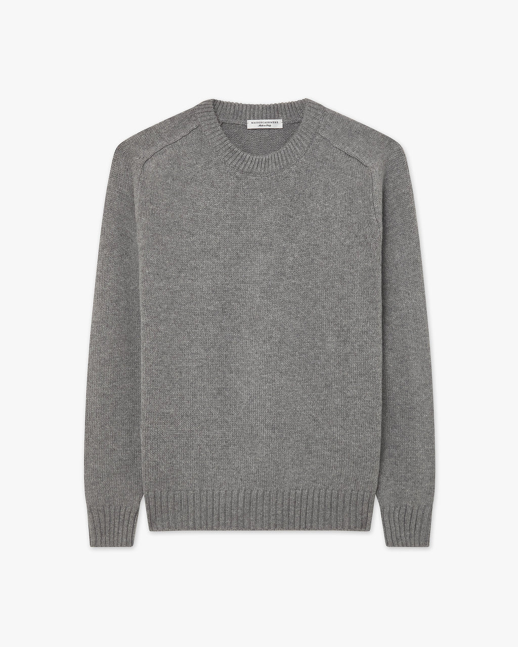 Men's Moritz Crew Neck Sweater - Grey Merino