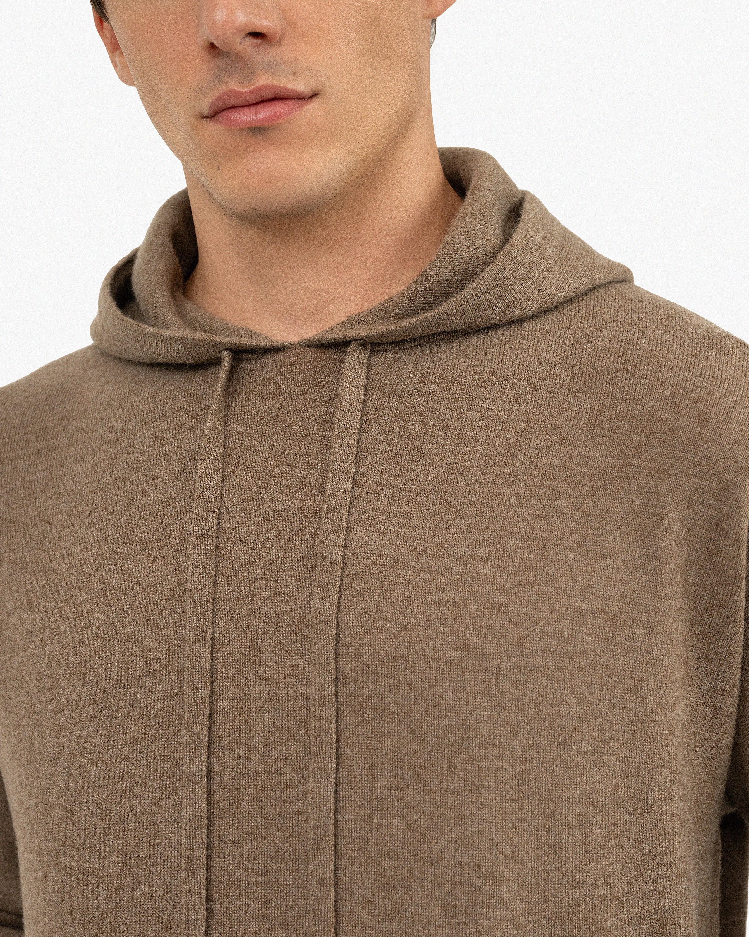 Men's Palisades Hoodie - Light Brown Cashmere