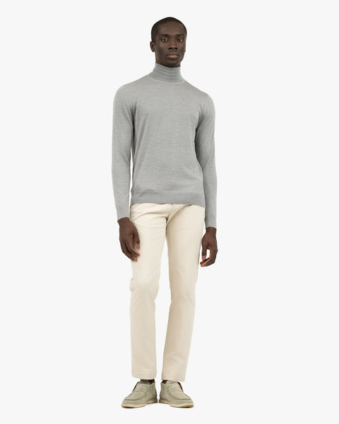 『TEN Vneck Knit GRAY L』 mens-ritz-extrafine-cashmere-