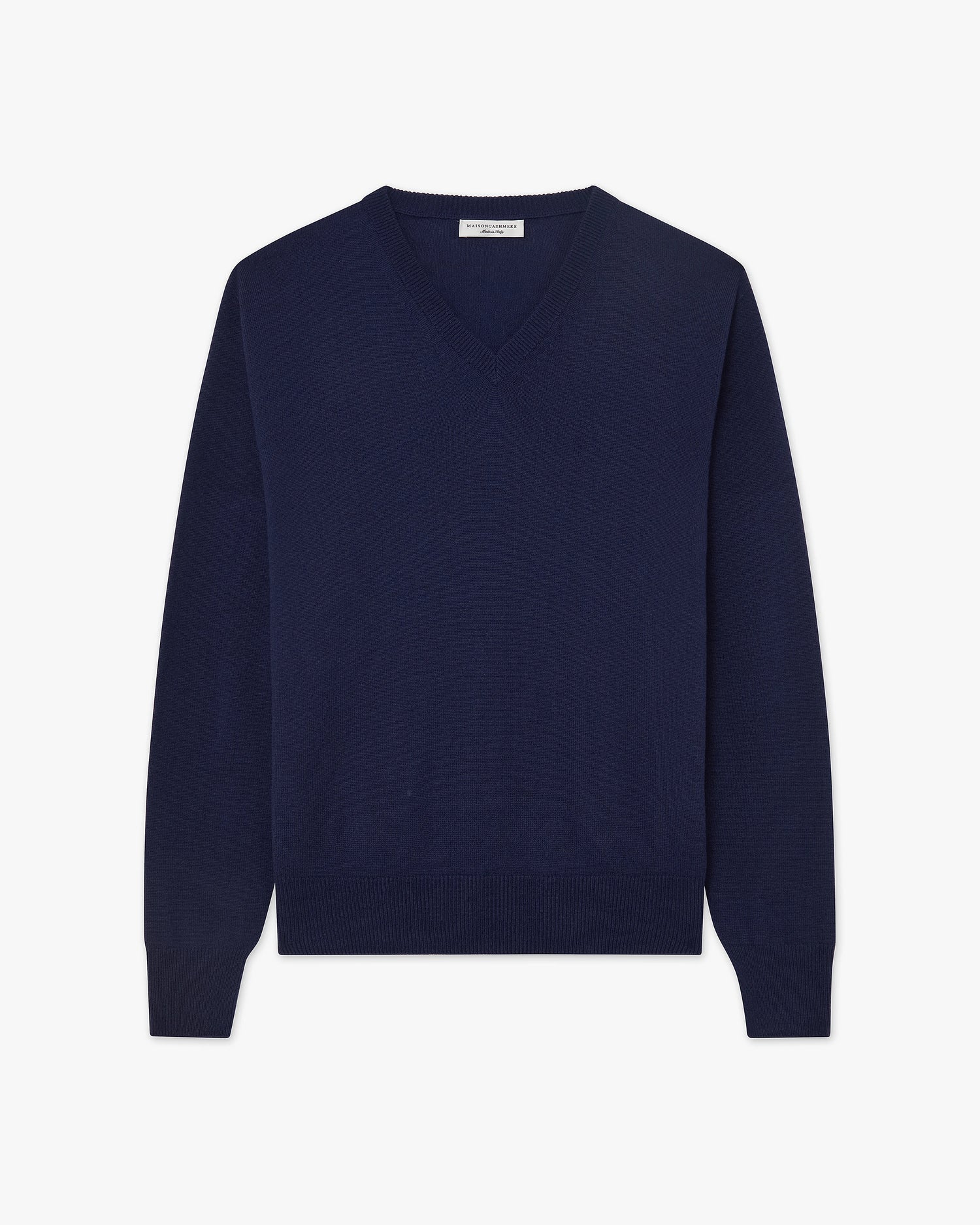 Merino Wool Pull Bleu Ciel Homme Pull Col V Saxon Laine Mérinos