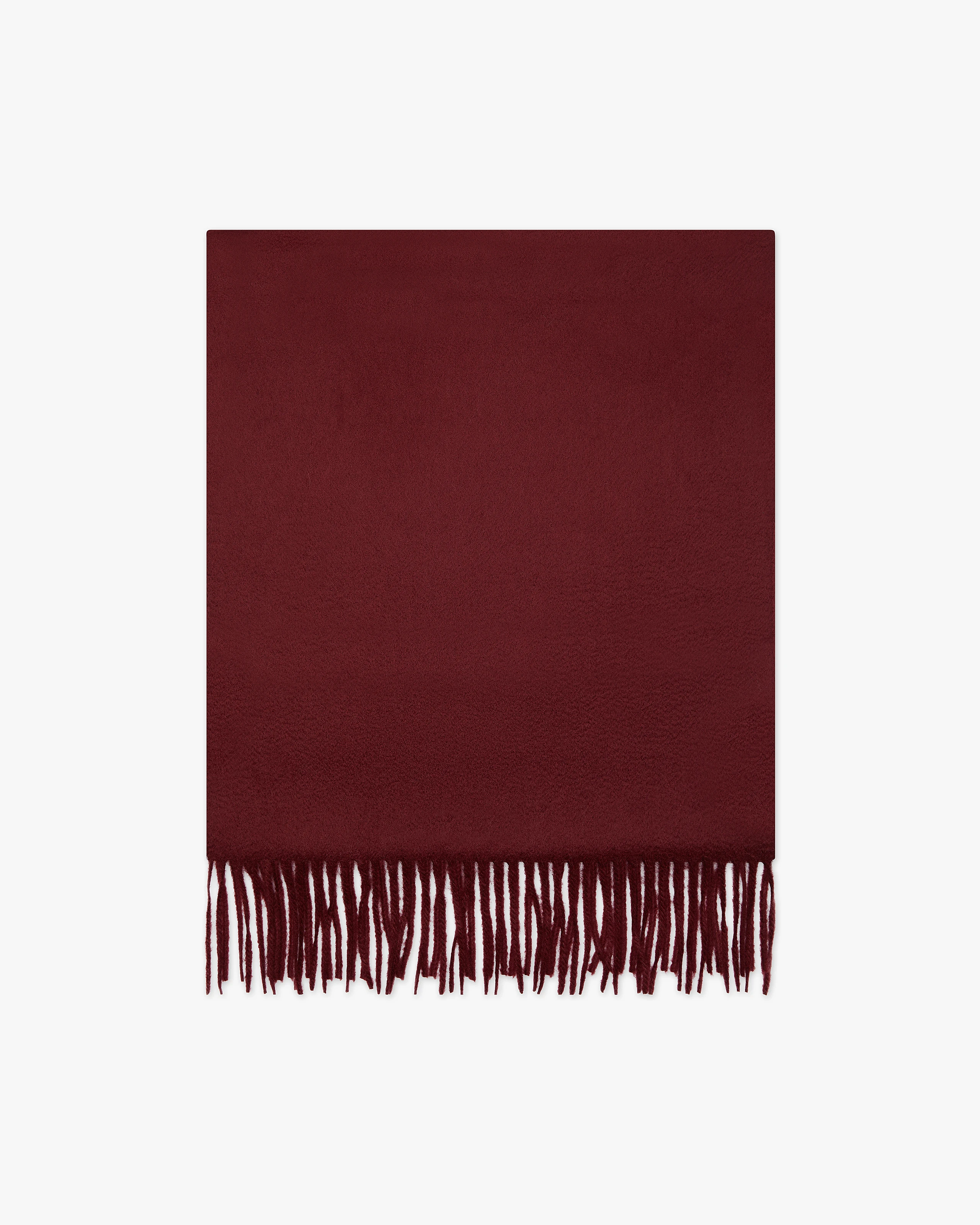 Men's Courmayeur Scarf - Bordeaux Cashmere