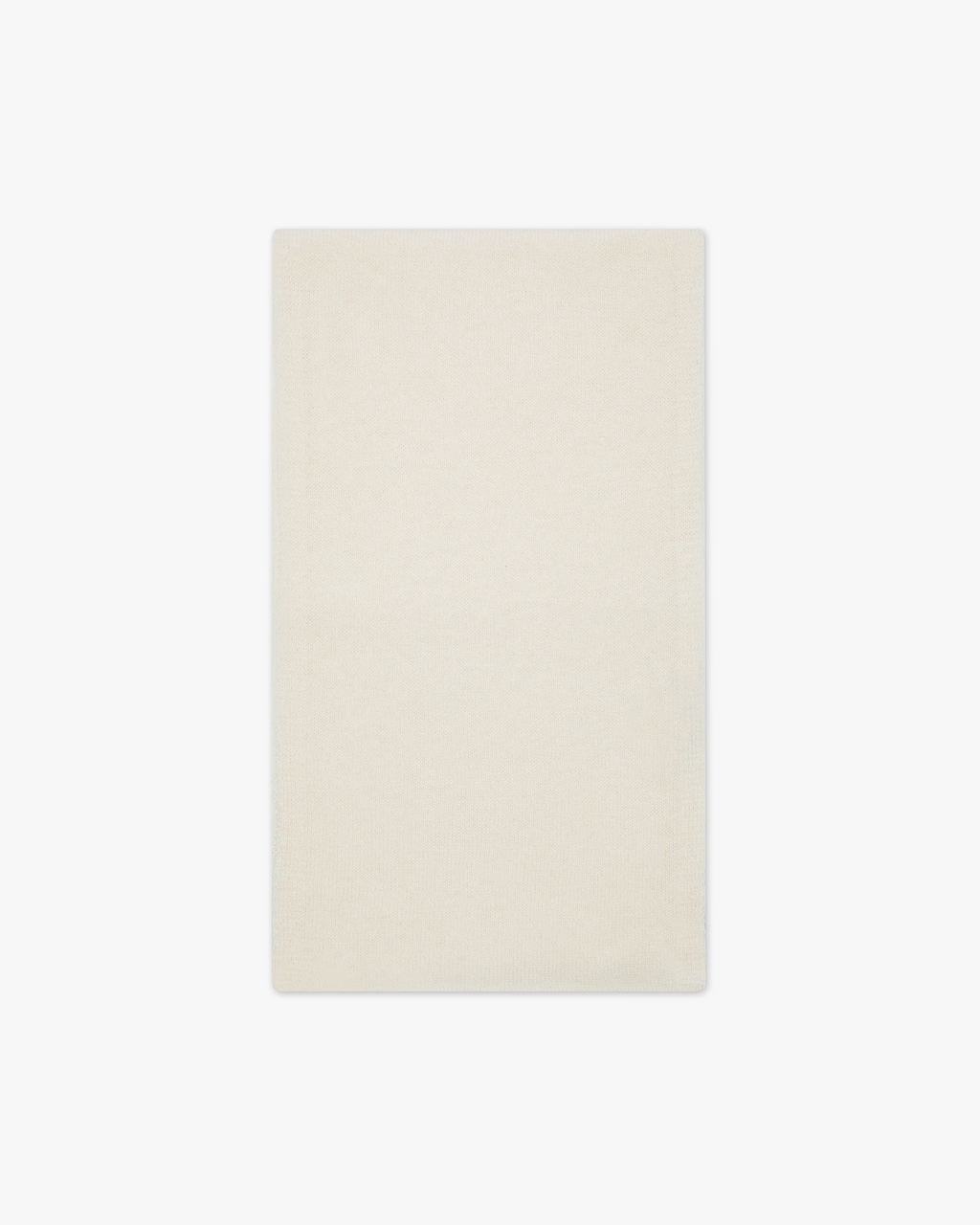 Men's Essential Scarf - White Cashmere
