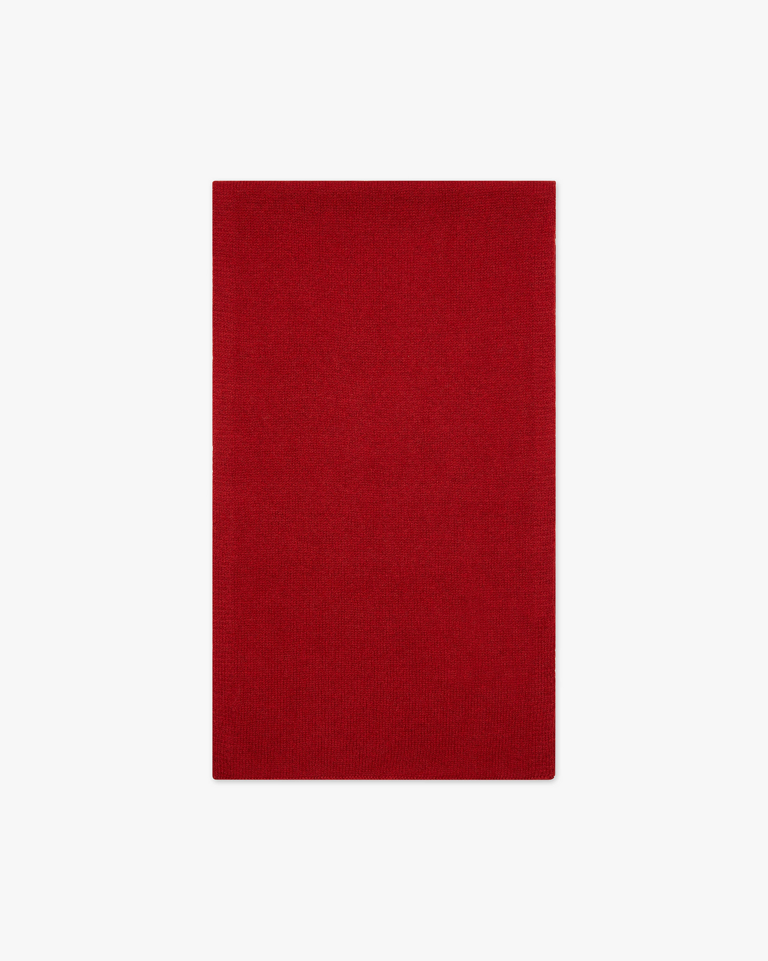 Men's Essential Scarf - Red Cashmere