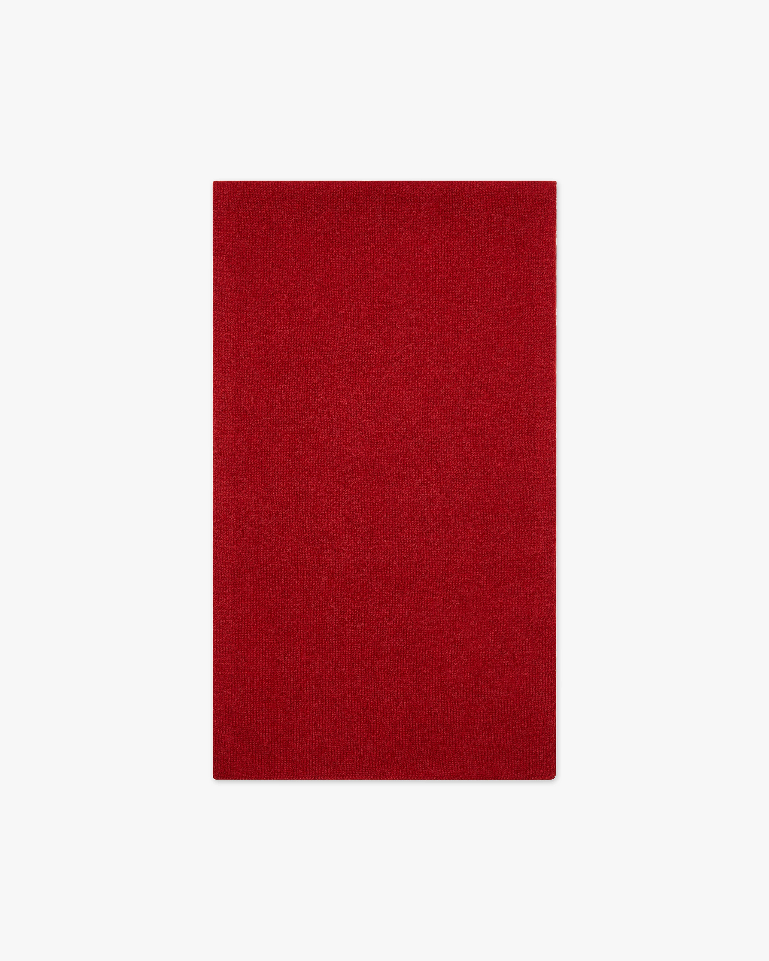 Men's Essential Scarf - Red Cashmere