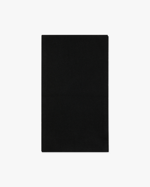 Men's Essential Scarf - Black Cashmere
