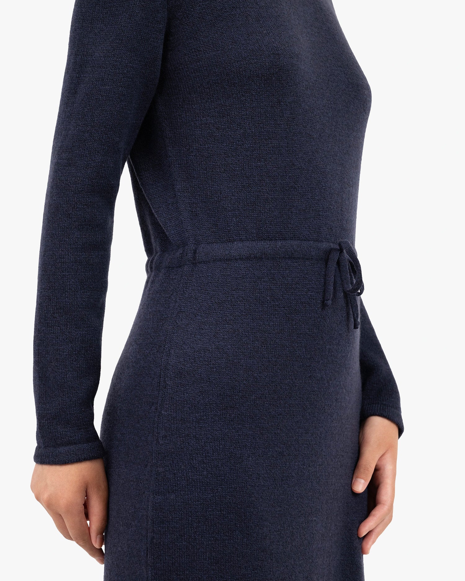 Siena Midi Dress - Blue Merino / Cashmere