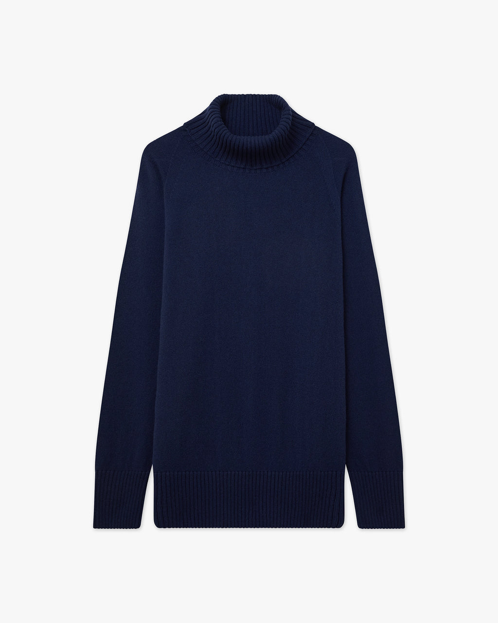 Mosel Maxi Turtleneck Sweater - Blue Cashmere