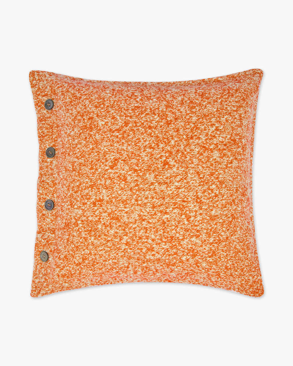 Mouliné Wolle-Kaschmir Kissen - Orange