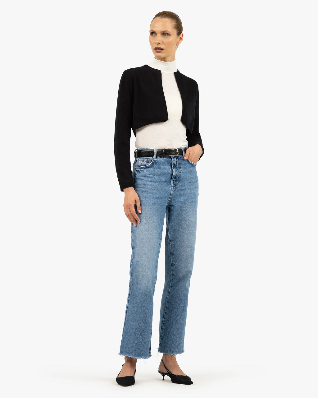 Ostuni Shrug - Black Cashmere