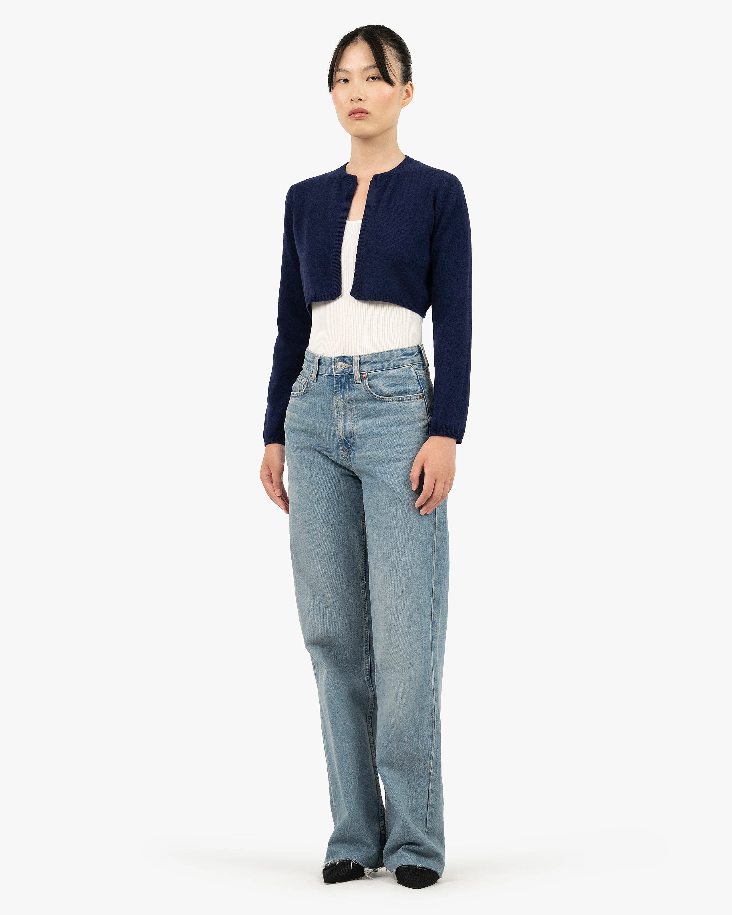 Ostuni Shrug - Blue Cashmere