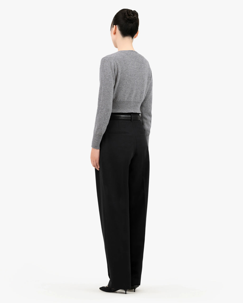 Ostuni Shrug Cardigan - Medium Grey Cashmere