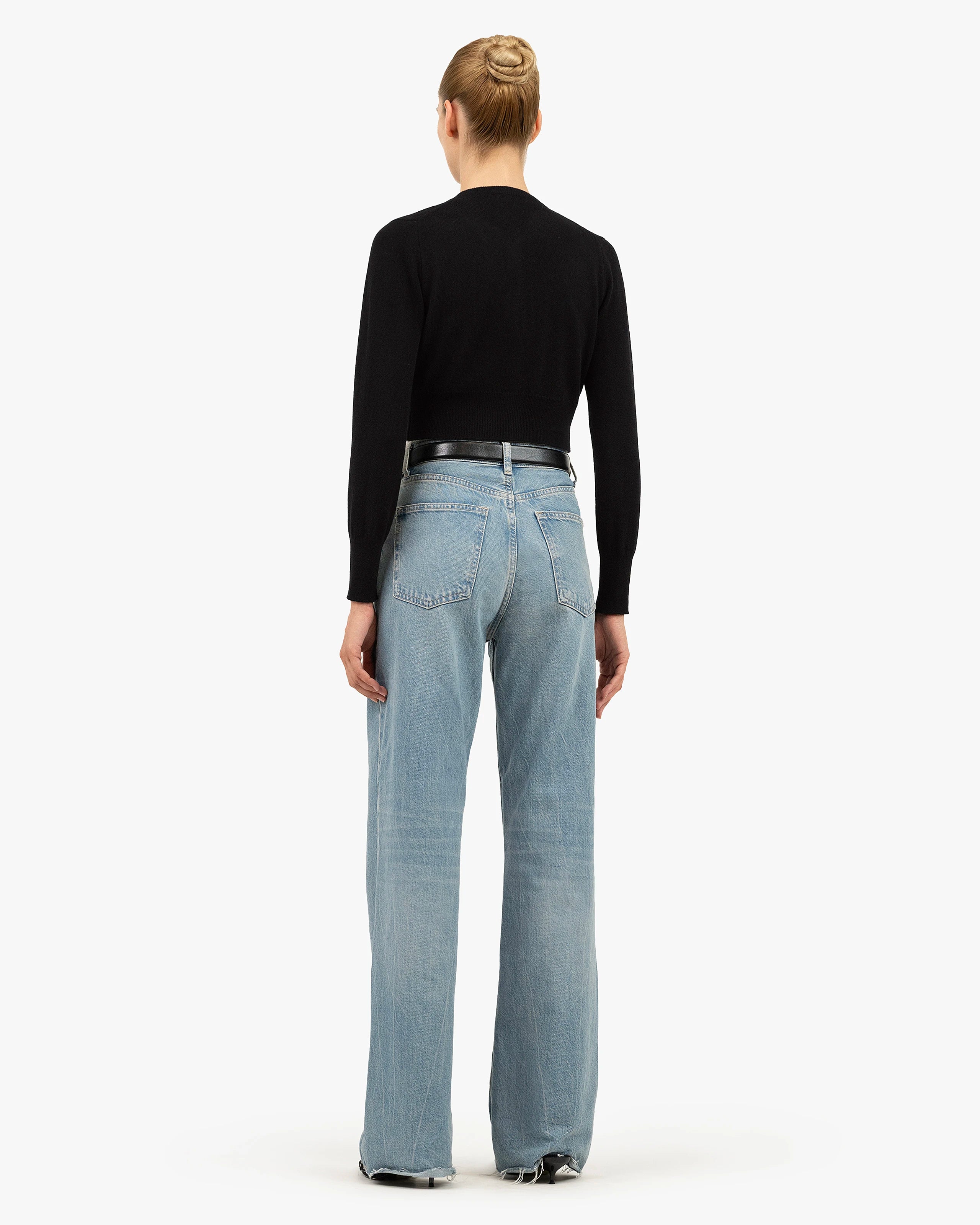 Ostuni Shrug Cardigan - Black Cashmere