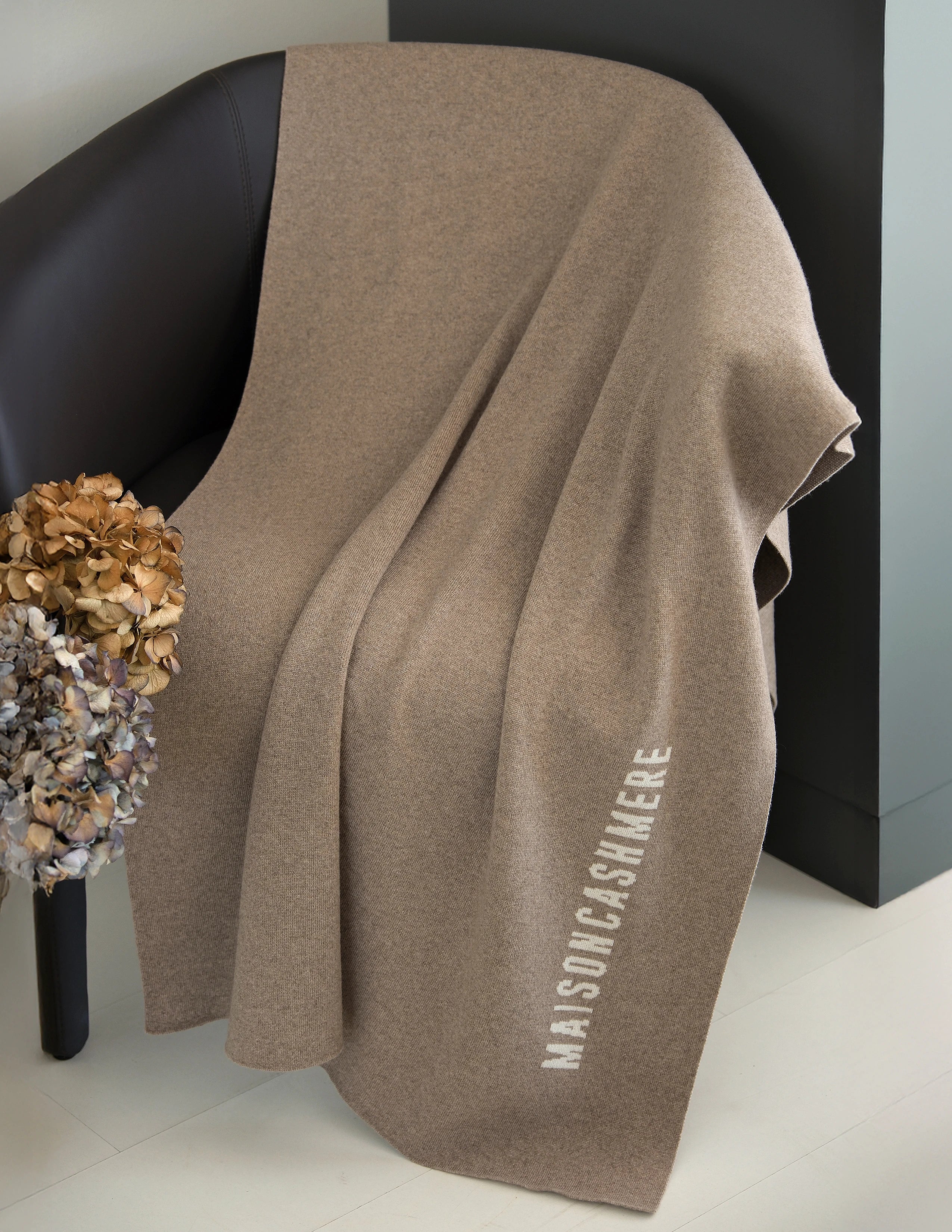 Palace Customizable Throw - Taupe Cashmere