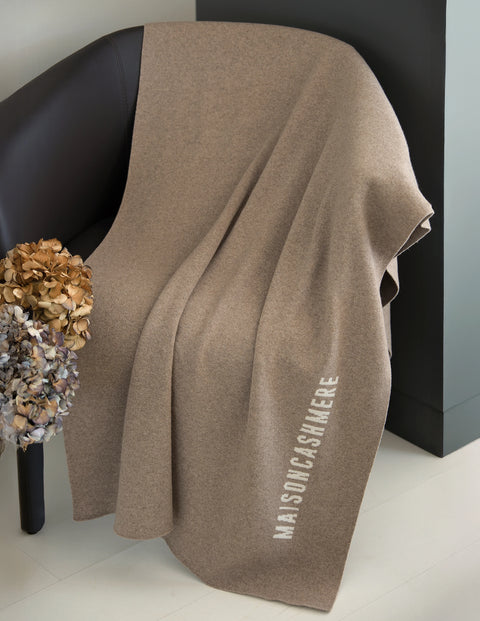 Palace Customizable Throw - Taupe Cashmere