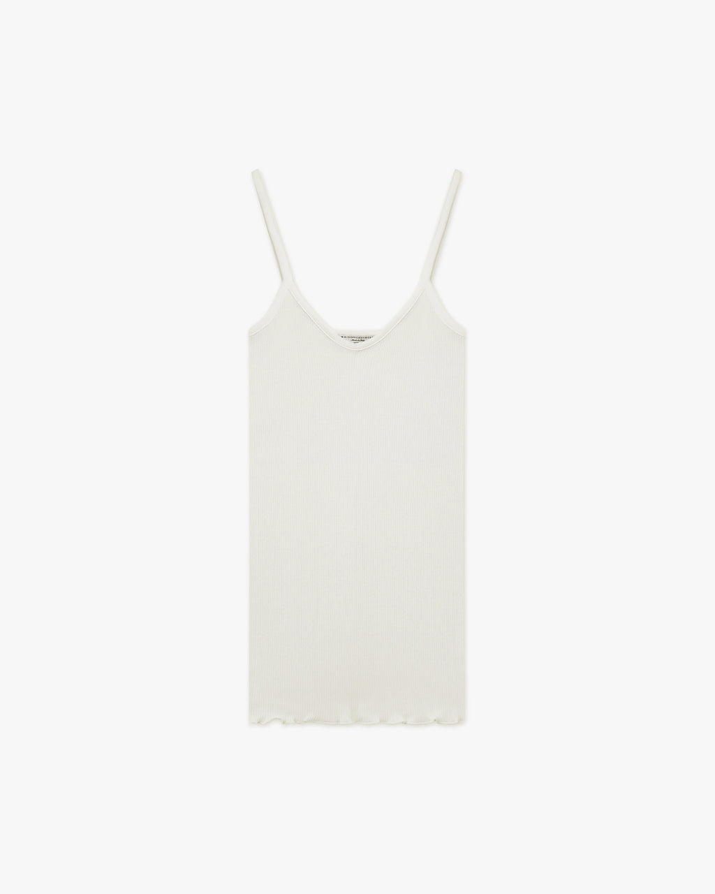 Pleated Top - White Cotone / Seta